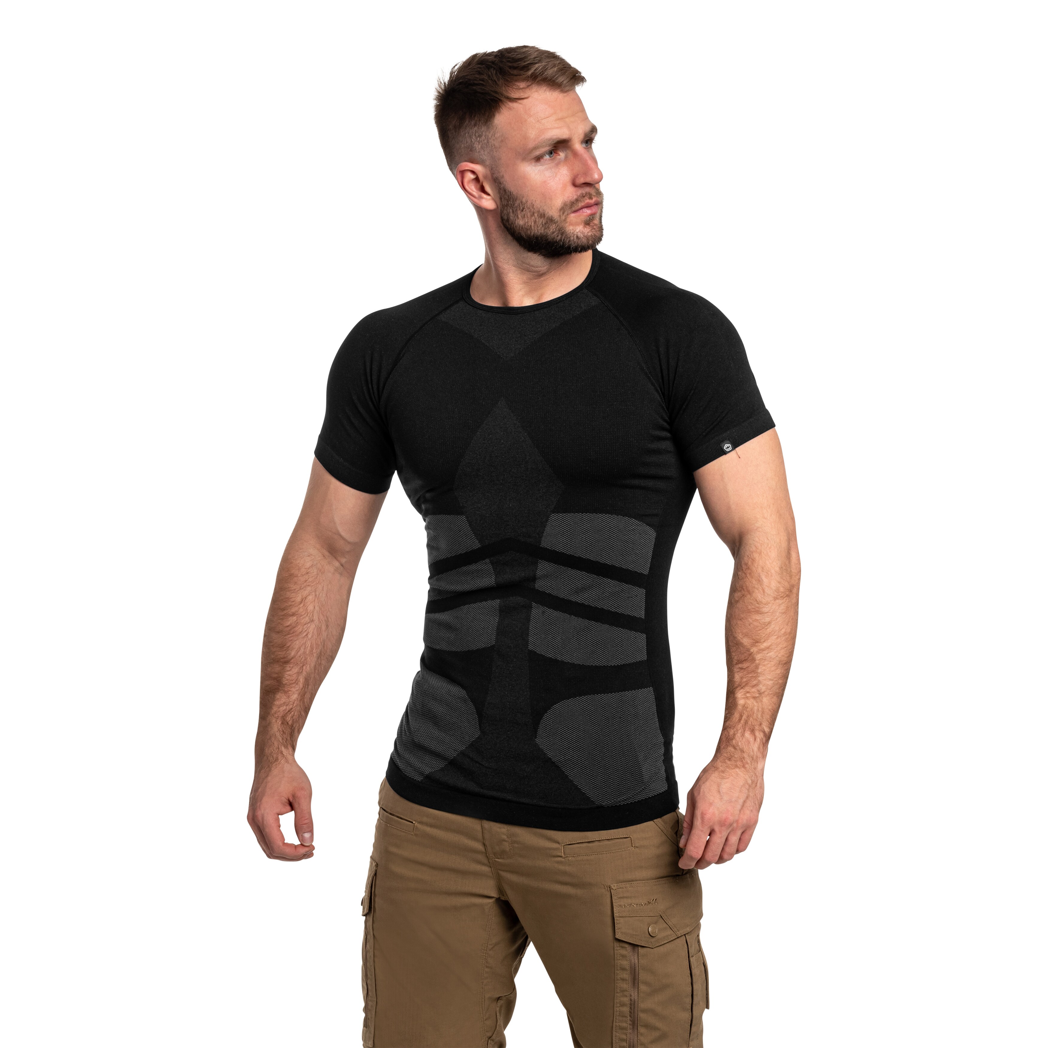 Pentagon Plexis Short Sleeve thermoaktív póló - Black