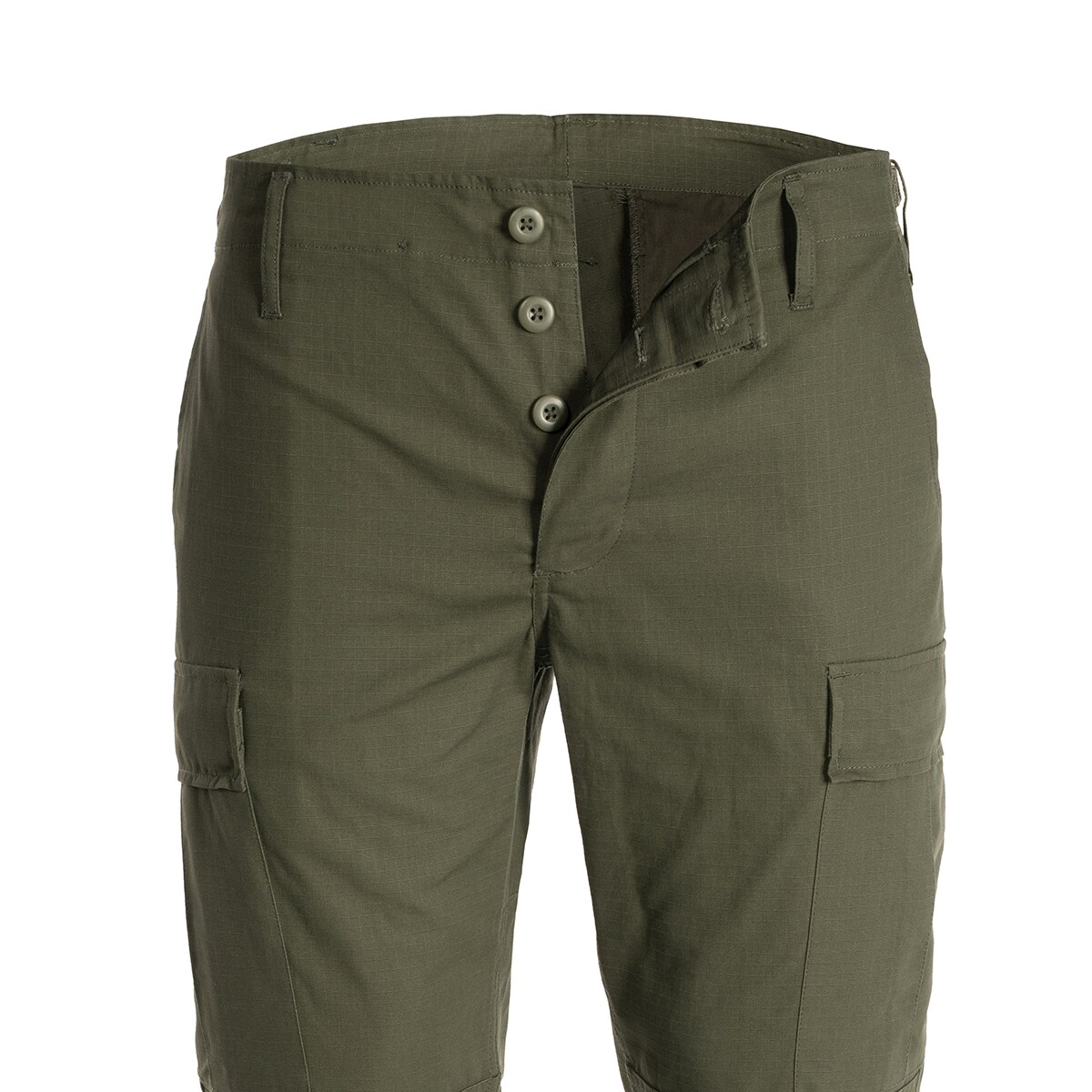Mil-Tec Teesar Rip-Stop BDU Slim Fit katonai nadrág - Olive