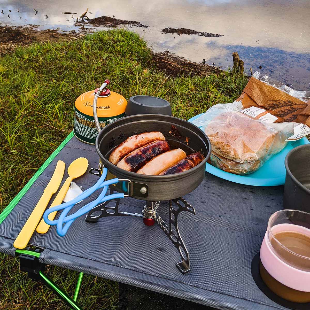 Highlander Outdoor Triplex Compact tűzhely gázégő