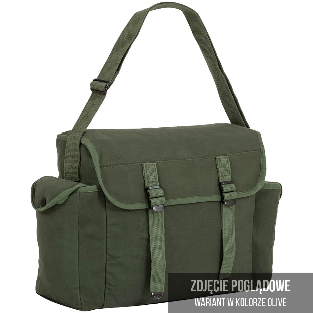 Highlander Outdoor Canvas Heavy Duty Haversack táska 18 l - Black