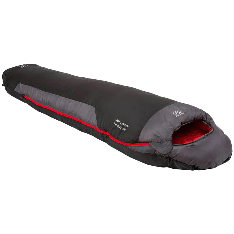 Highlander Outdoor Serenity Mummy 350 hálózsák - Charcoal