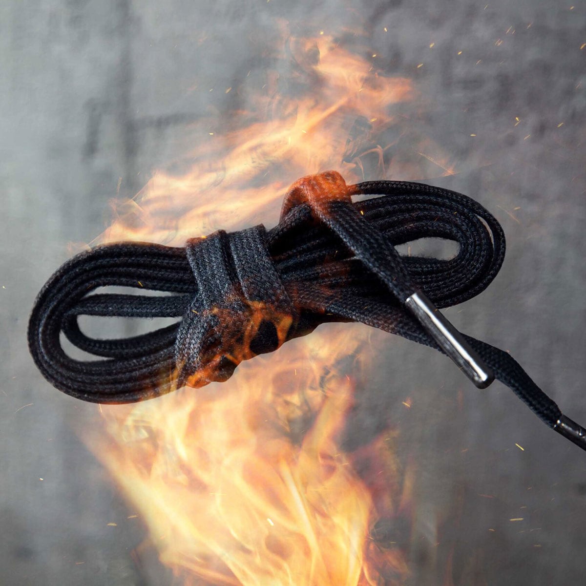 Worker Walker XTR Pro lapos cipőfűző 150 cm - Fekete