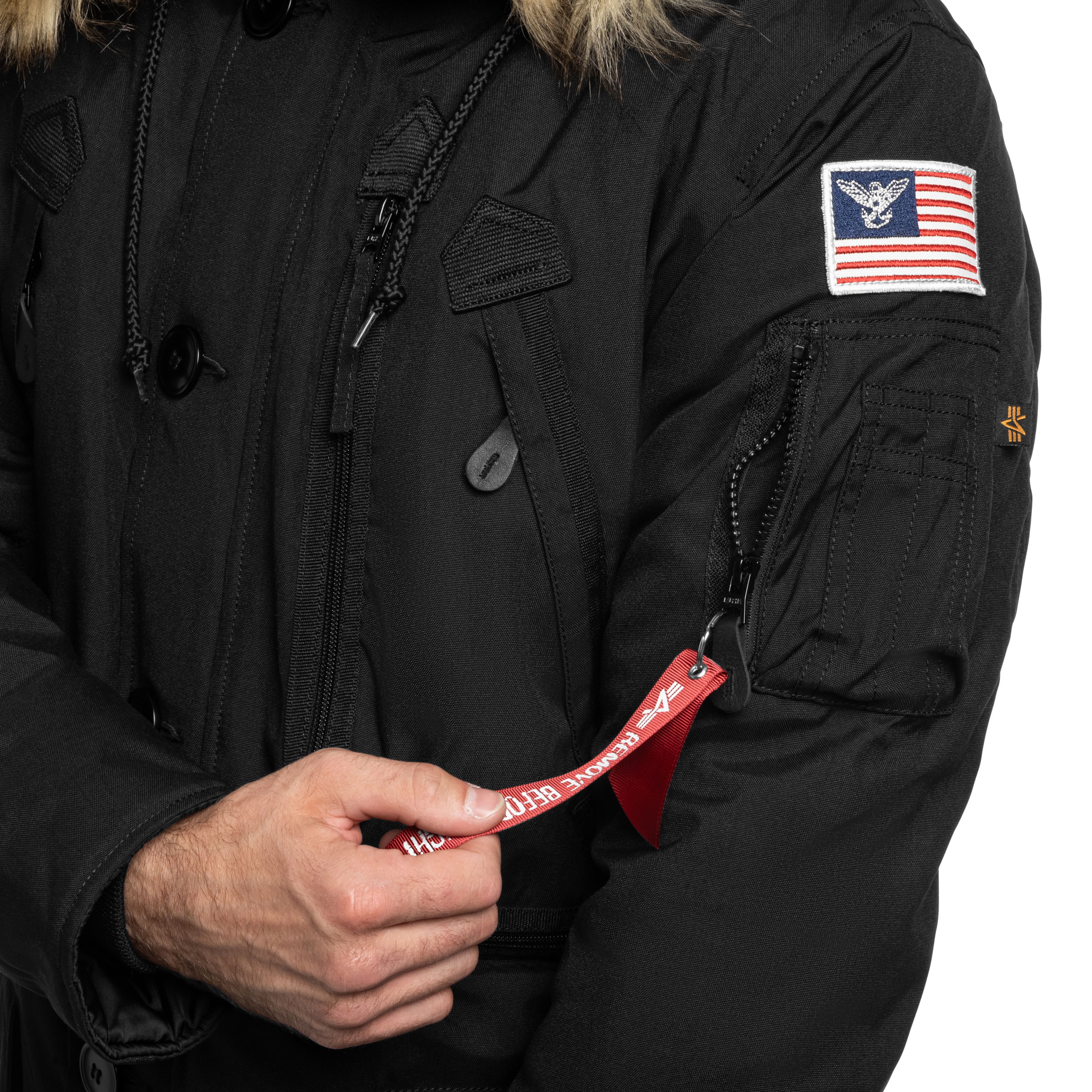 Alpha Industries Polar Jacket kabát - Black