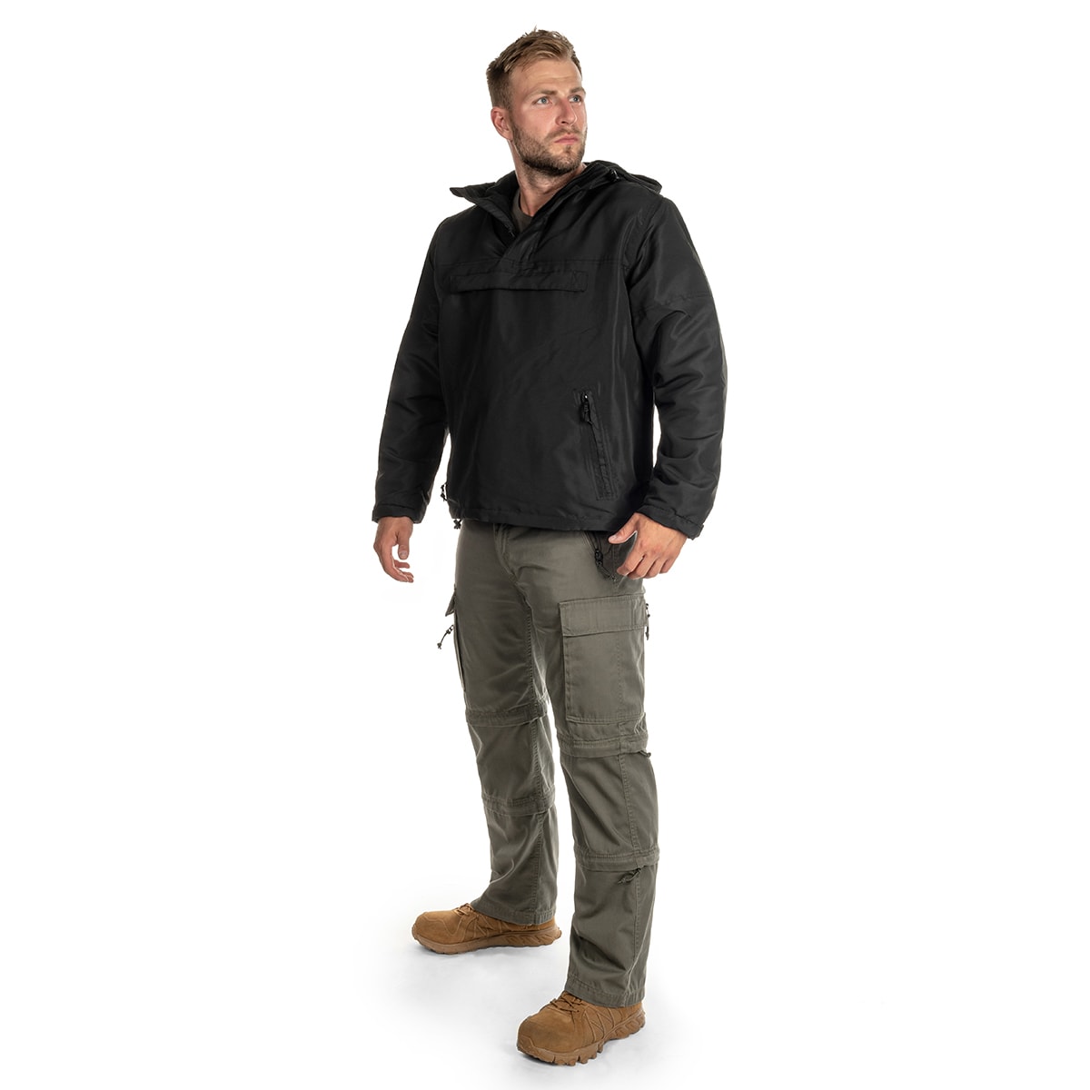 Brandit Windbreaker kabát - Black