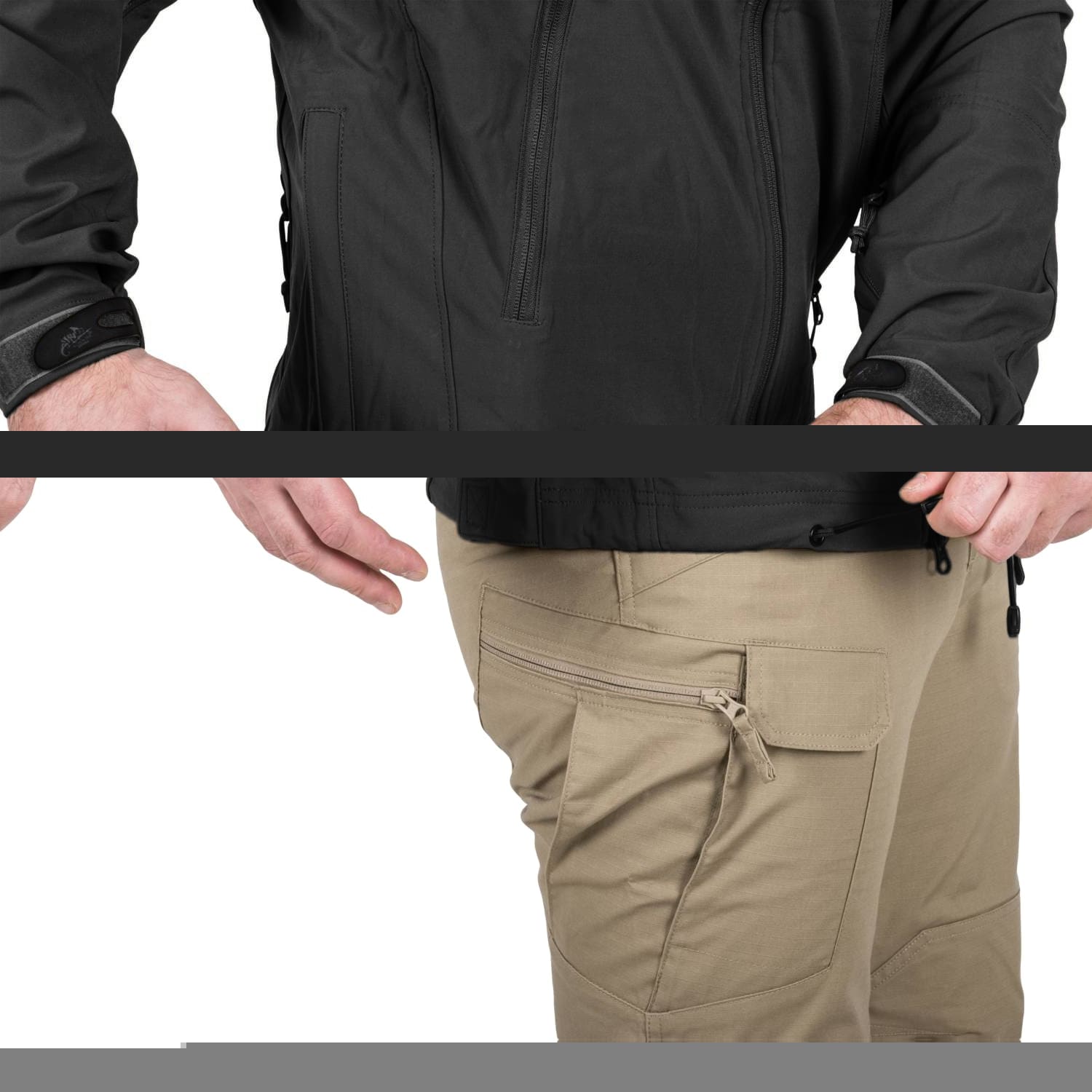 Helikon Cougar Softshell Windblocker QSA HID kabát - Black