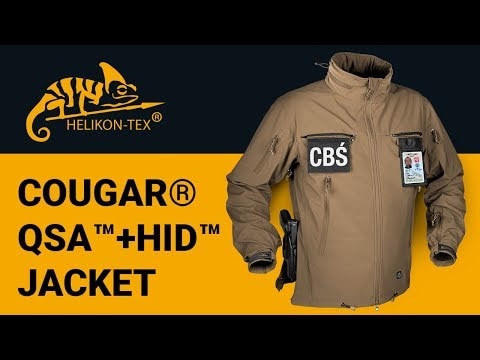 Helikon Cougar Softshell Windblocker QSA HID kabát - Black