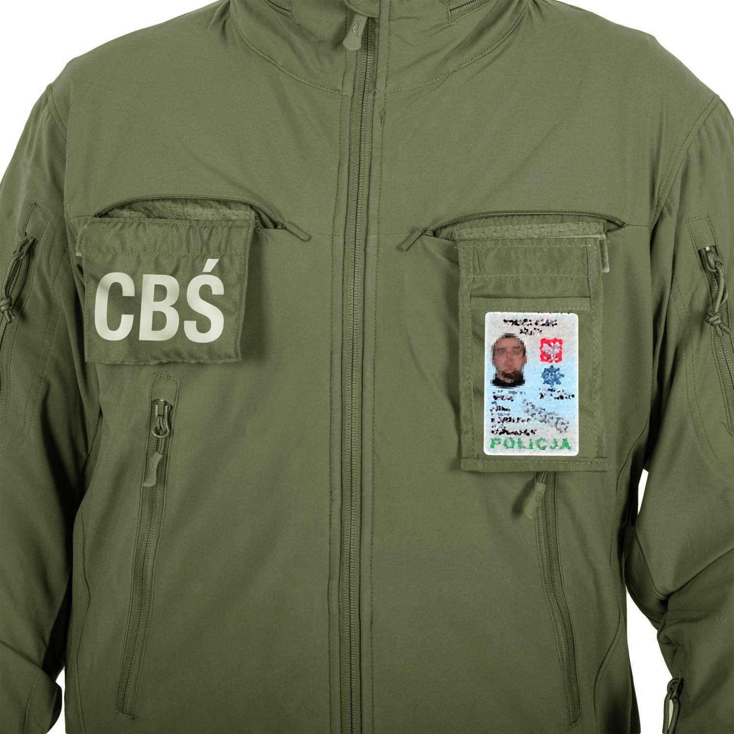 Helikon Cougar Softshell Windblocker QSA HID kabát - Olive Green