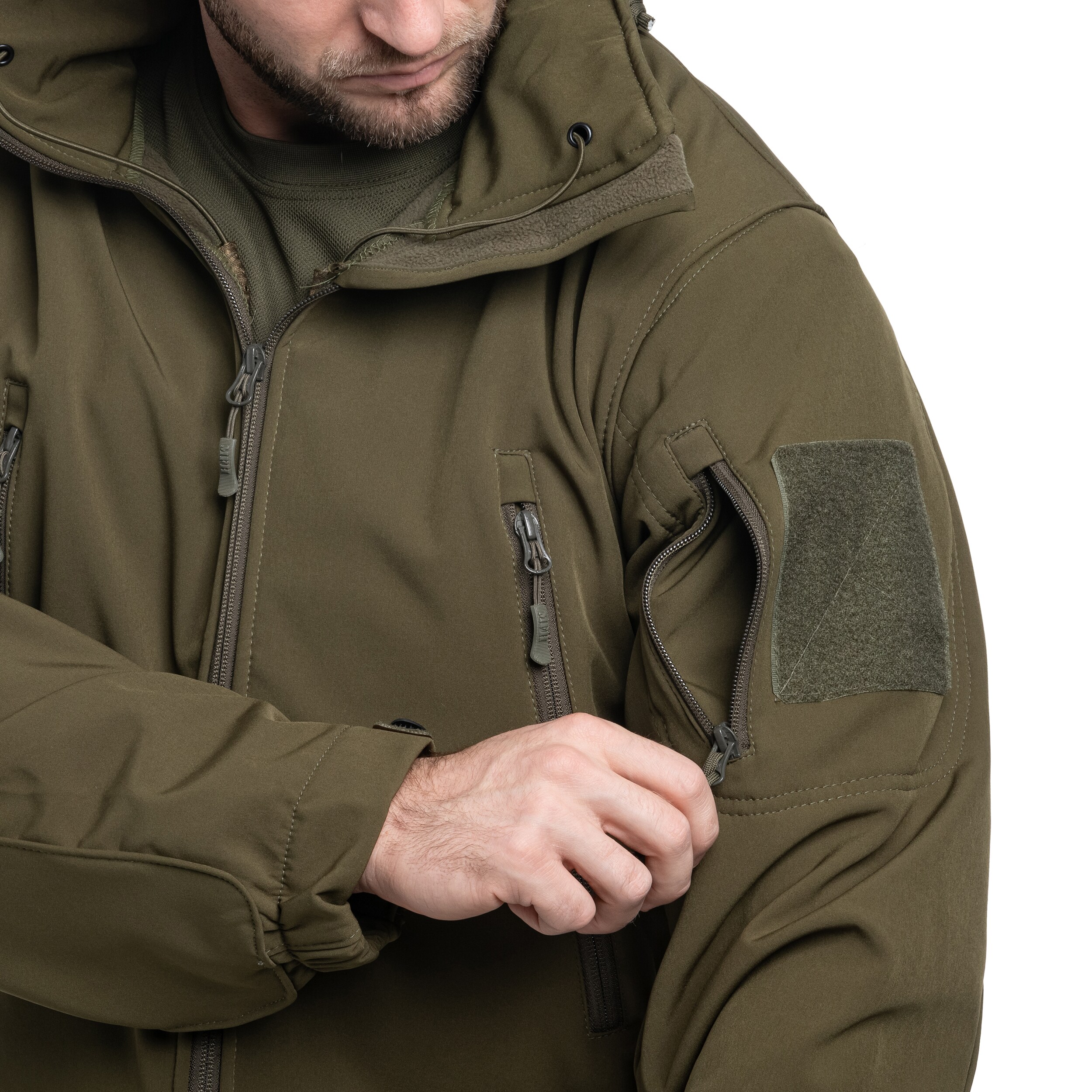 MFH Scorpion Softshell kabát - Olive