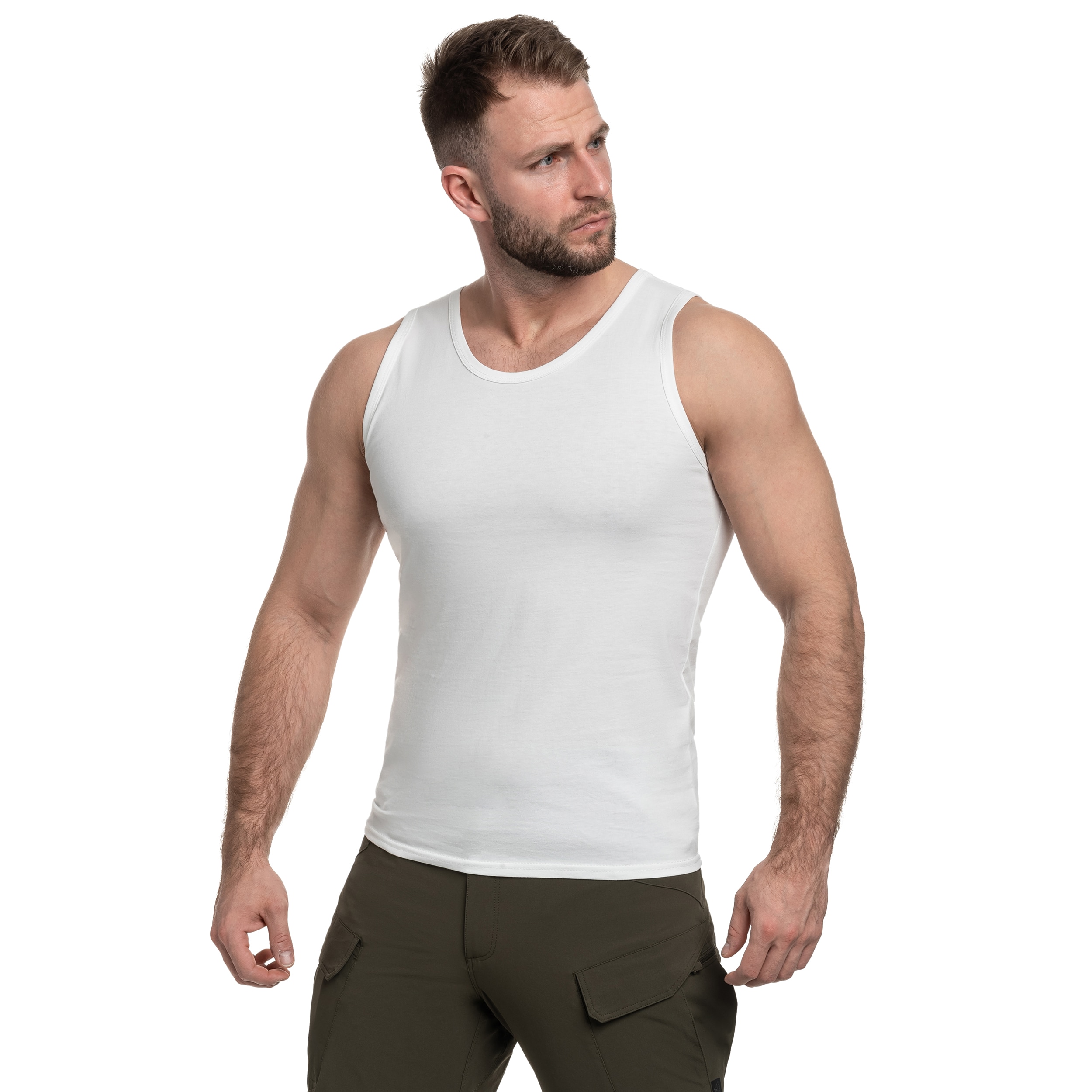 MFH Tank Top ujjatlan póló - Fehér