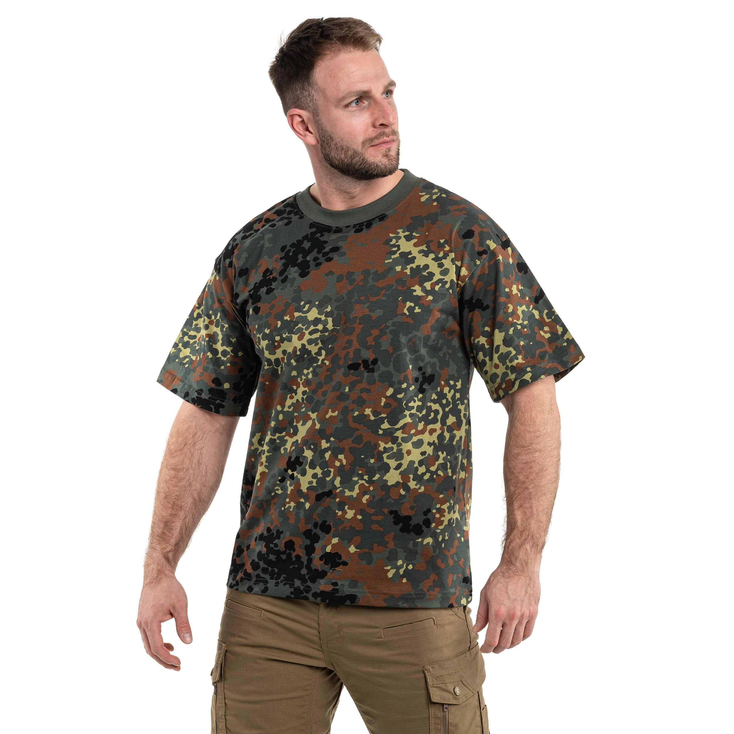 MFH T-shirt póló - Flecktarn BW Camo