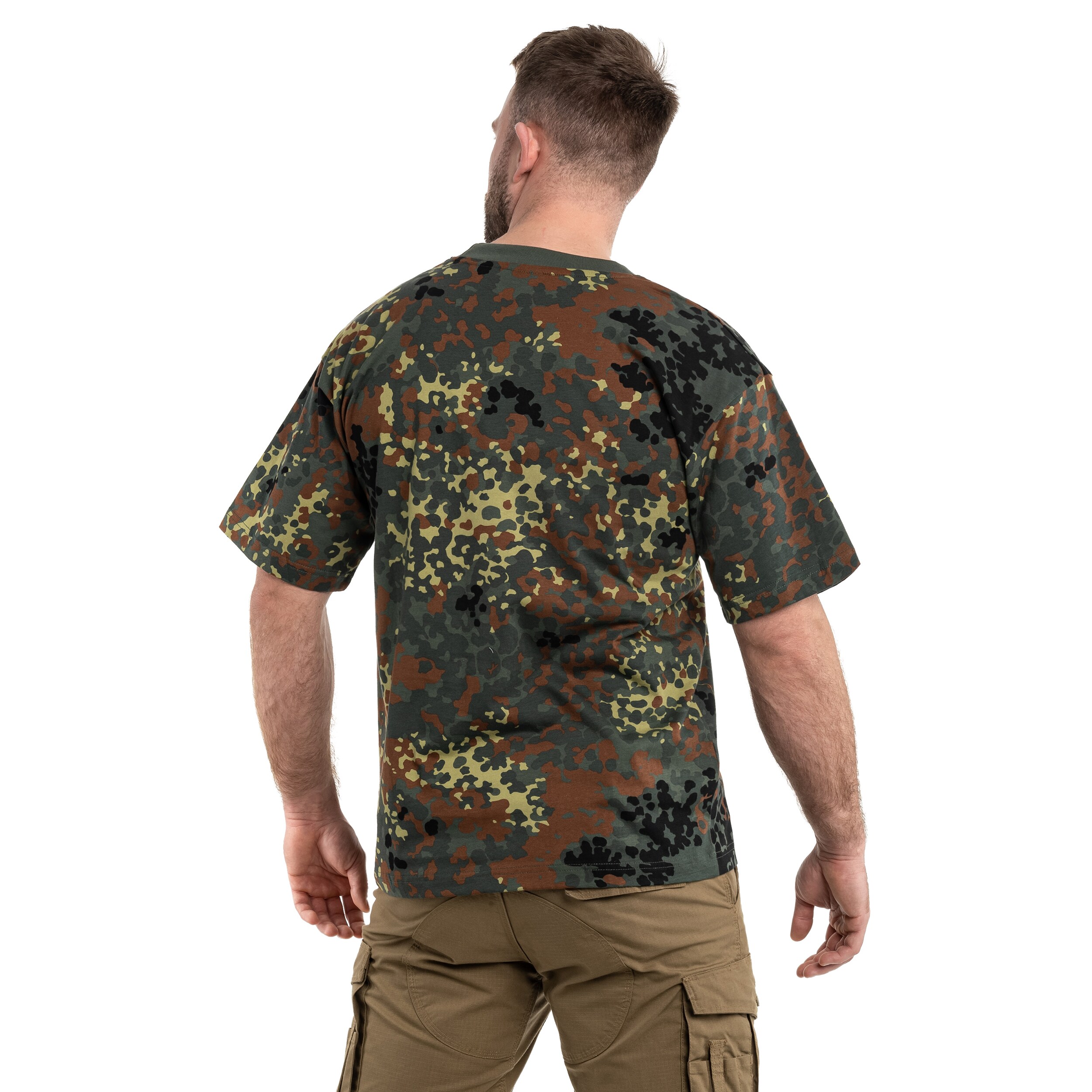 MFH T-shirt póló - Flecktarn BW Camo