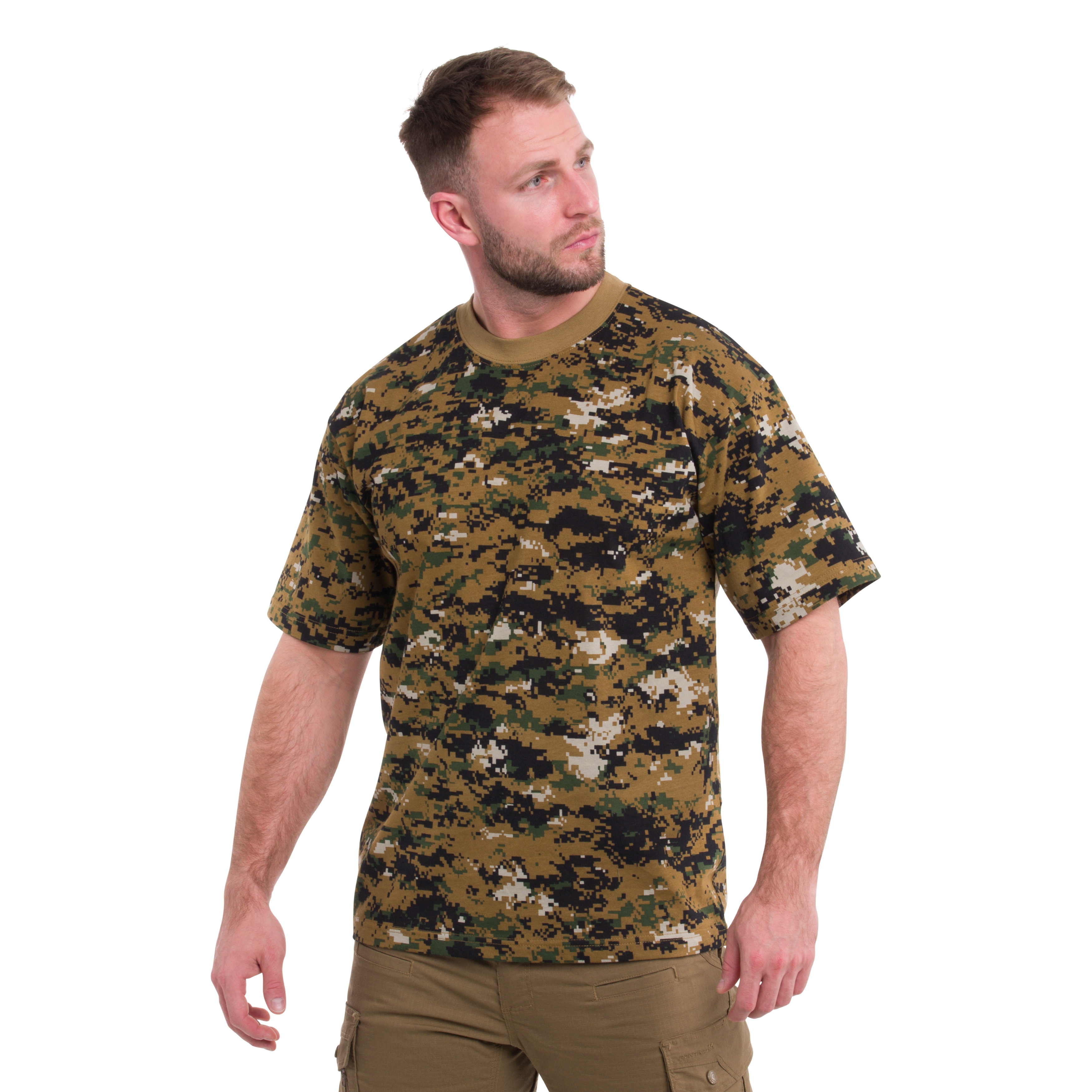 MFH T-shirt póló - Digital Woodland