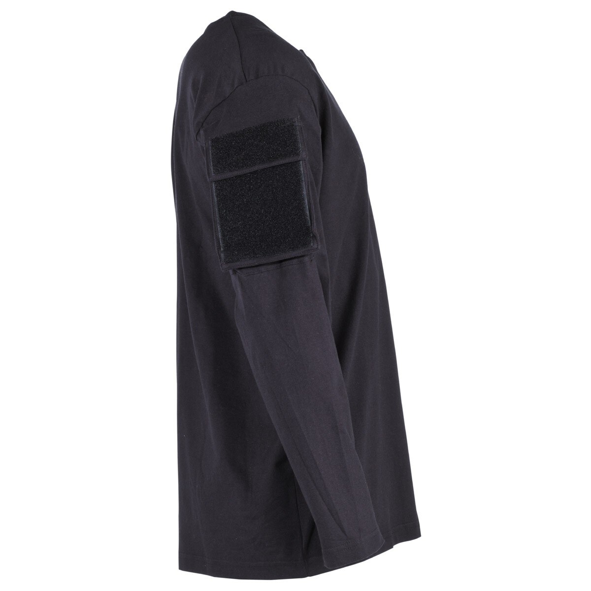 MFH Long Sleeve hosszú ujjú karzsebes póló - Black