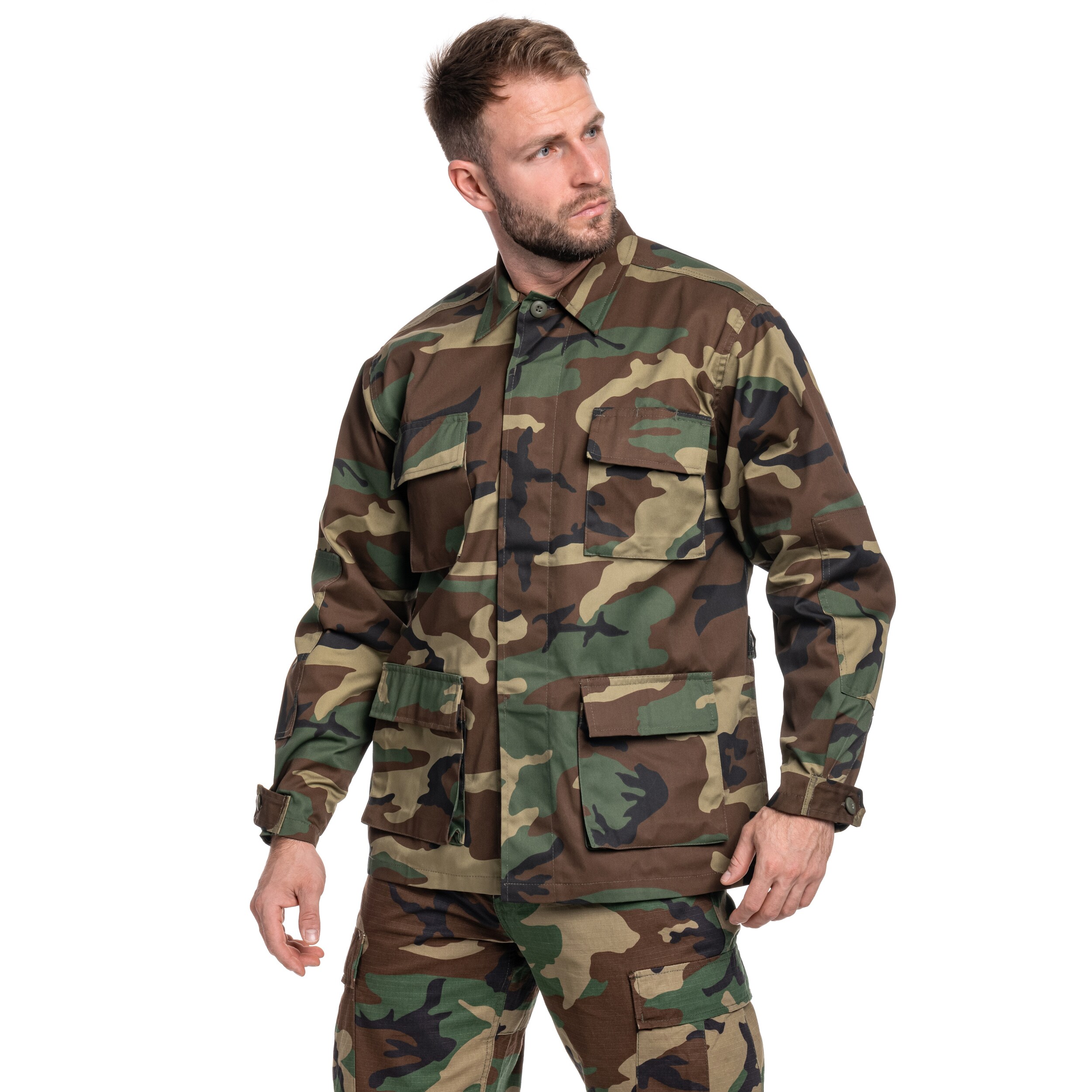 Mil-Tec BDU PolyCotton Woodland pulóver