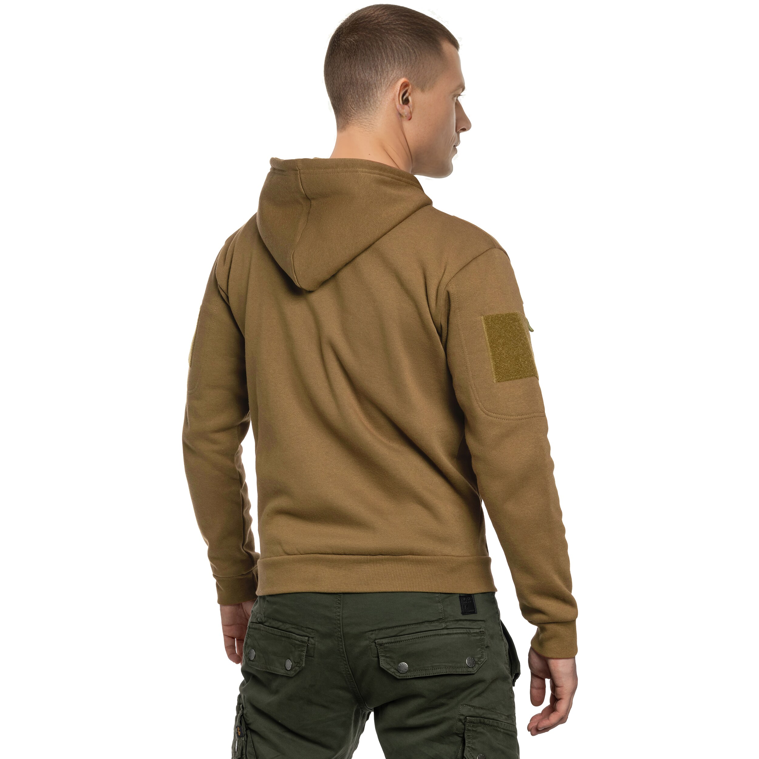 Mil-Tec Tactical Hoodie Zipper Coyote pulóver