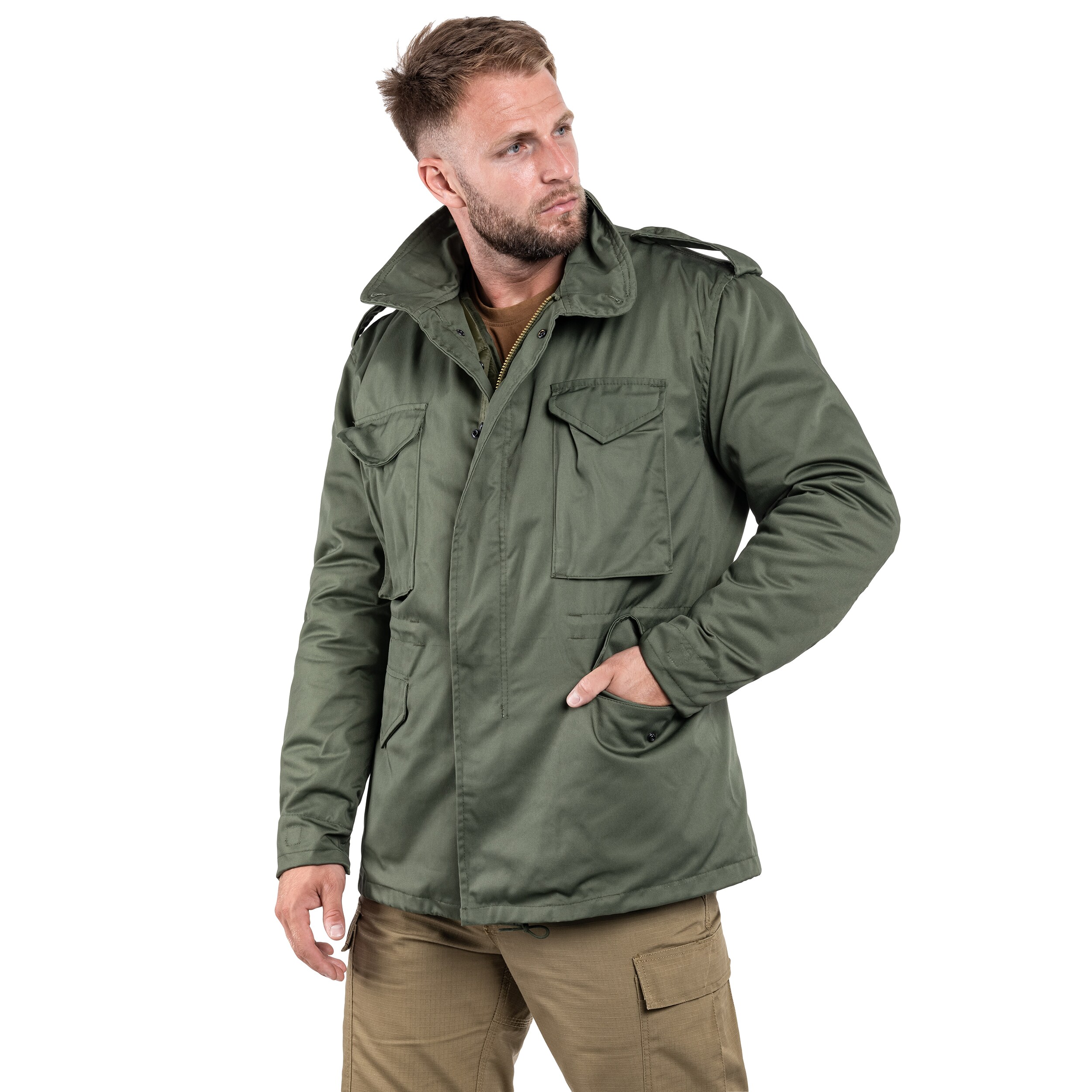 Mil-Tec M65 kabát - Olive