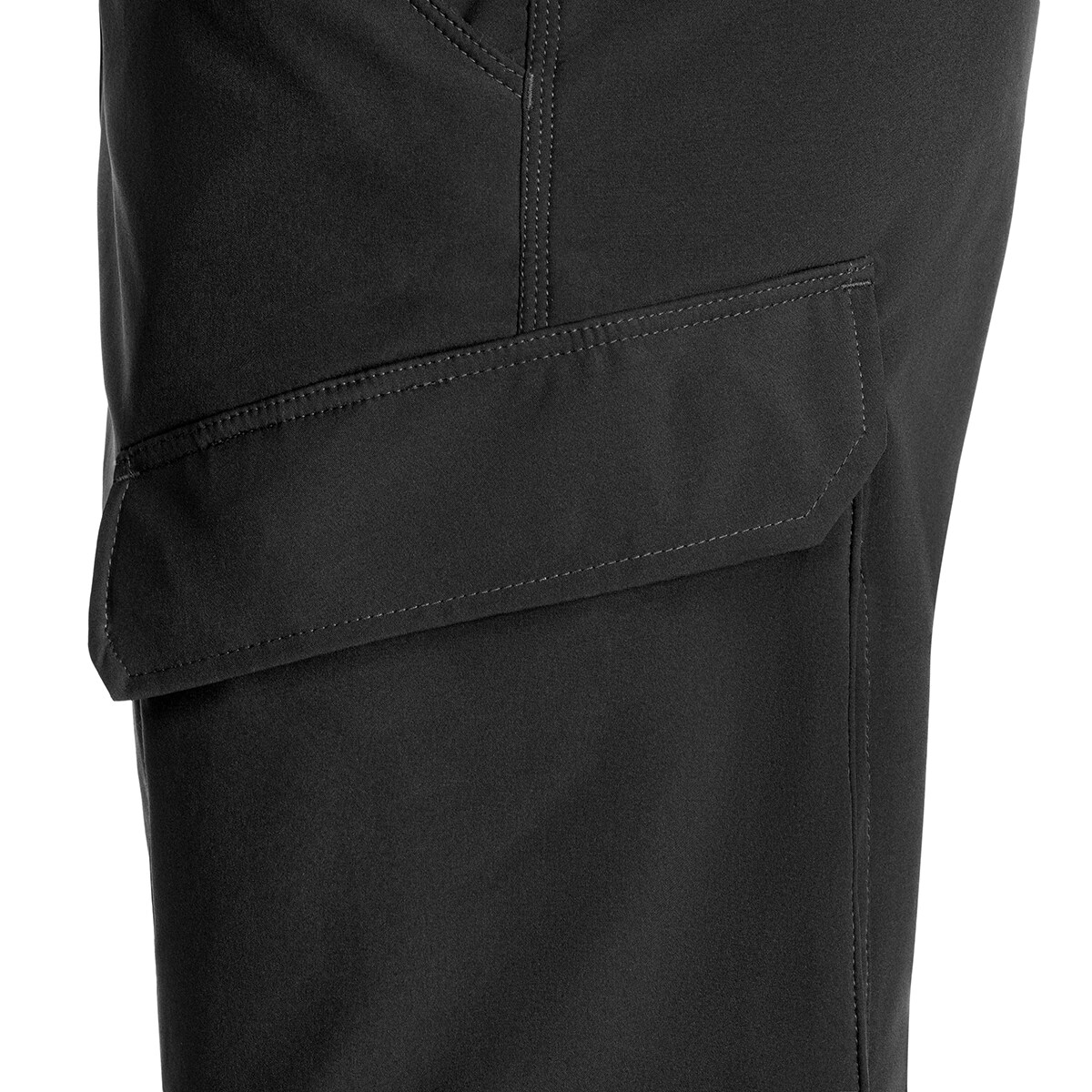 Mil-Tec Softshell Explorer bélelt nadrág - Black - vízálló