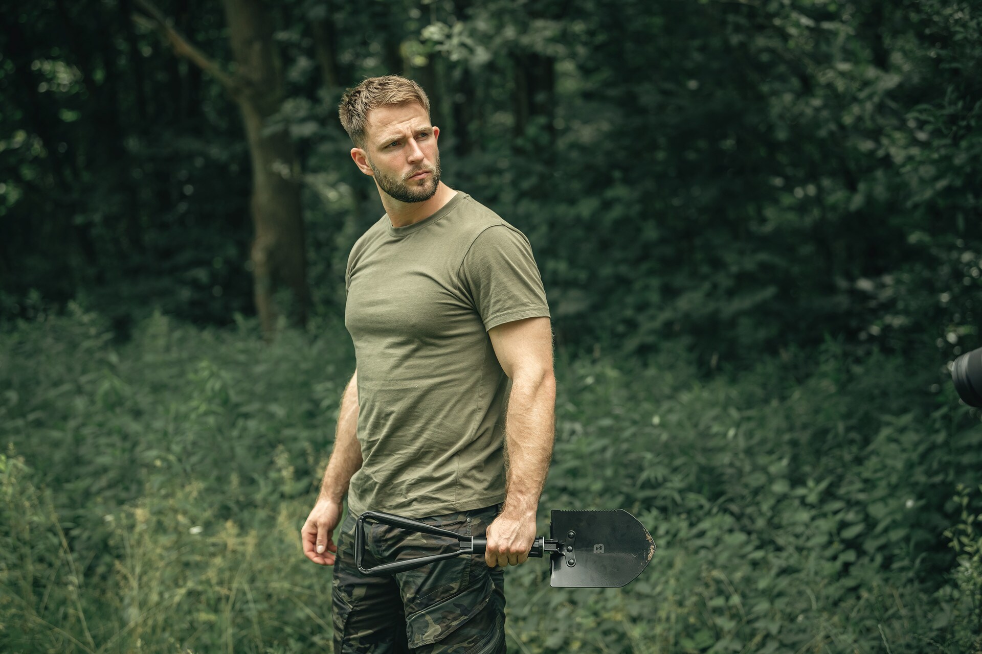 Mil-Tec T-shirt póló - Stone Grey/Olive