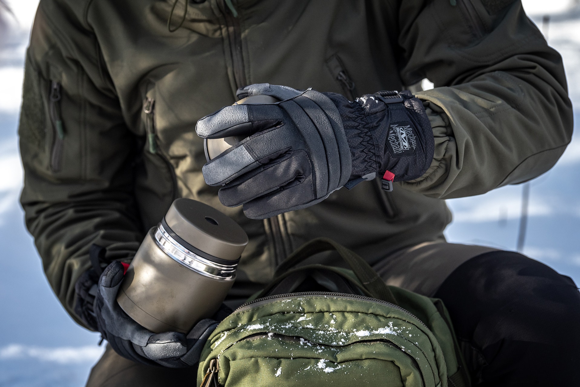 Mechanix Wear ColdWork Peak taktikai kesztyű - Black/Grey