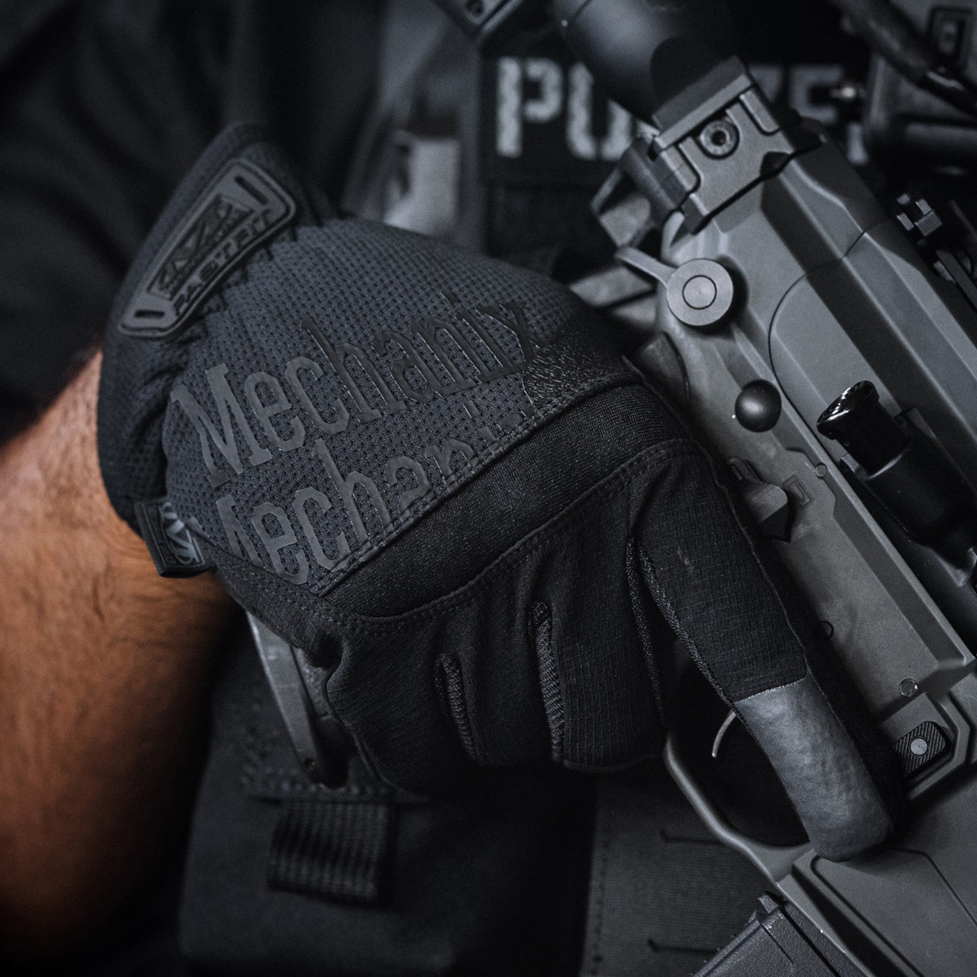 Mechanix Wear FastFit Core 3 taktikai kesztyű - Covert Black