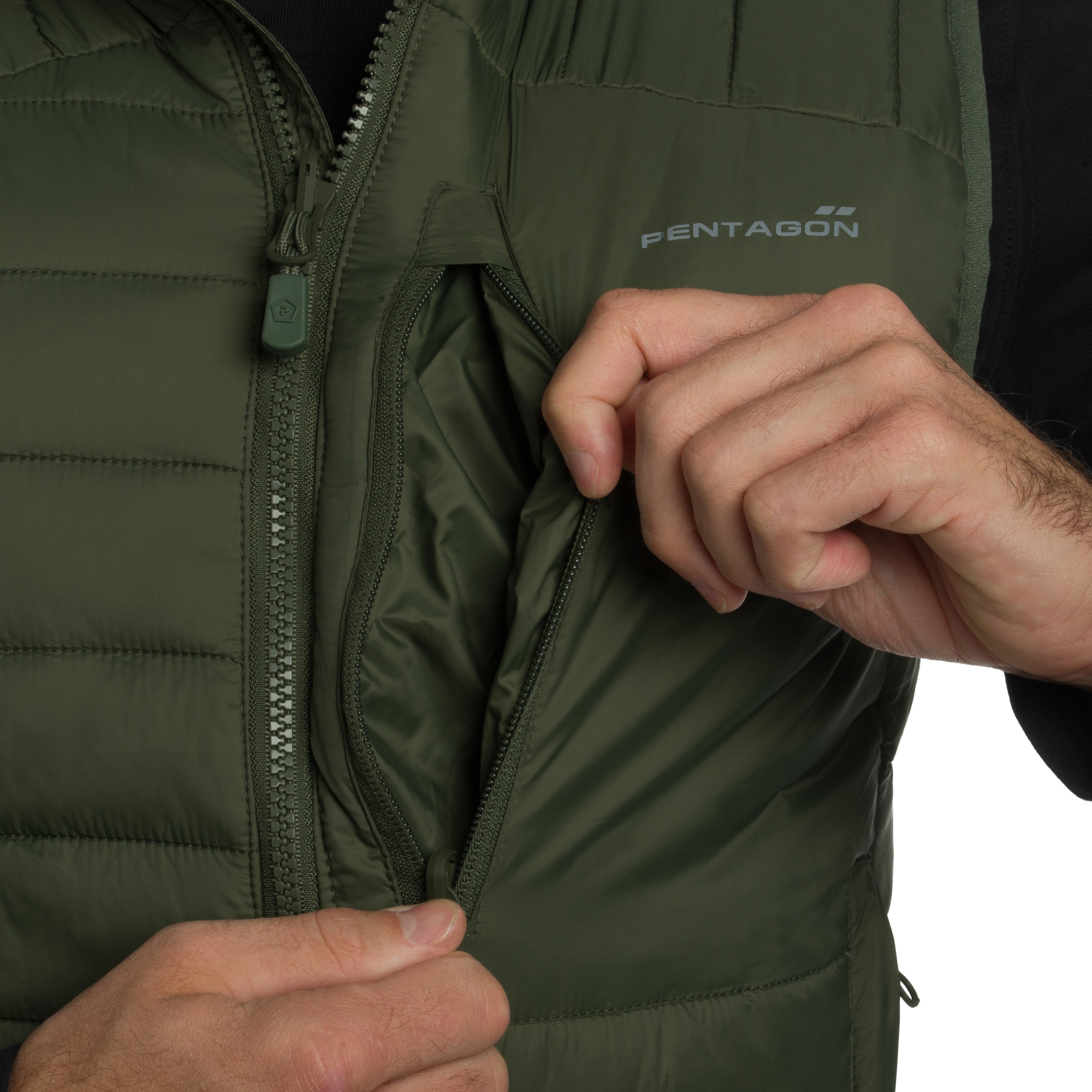 Pentagon Homer Vest ujjatlan kabát - Camo Green