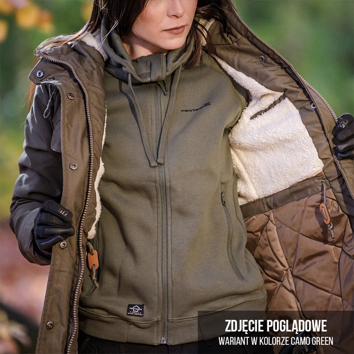 Pentagon Aphrodite Sweater női pulóver - Coyote