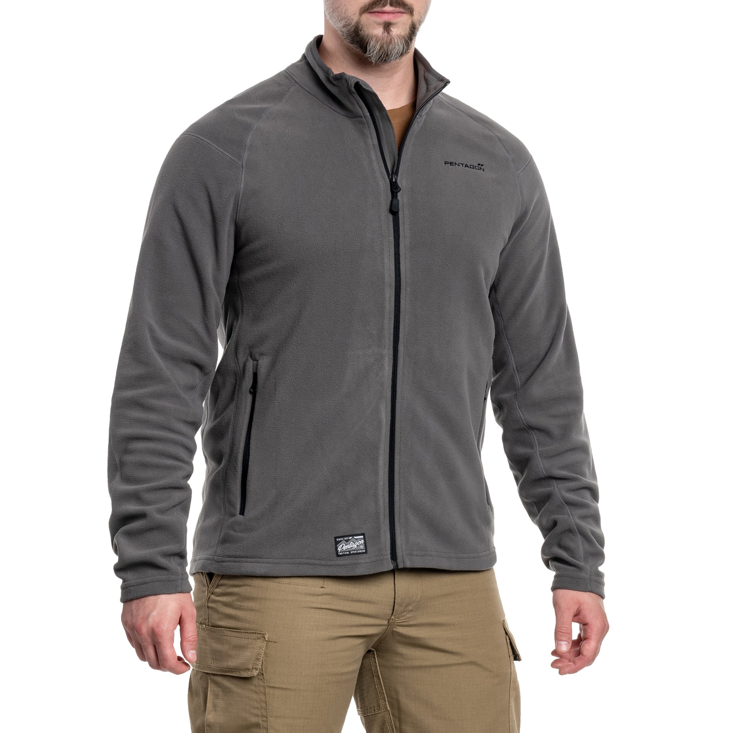 Pentagon Arkos polár pulóver - Wolf Grey/Black