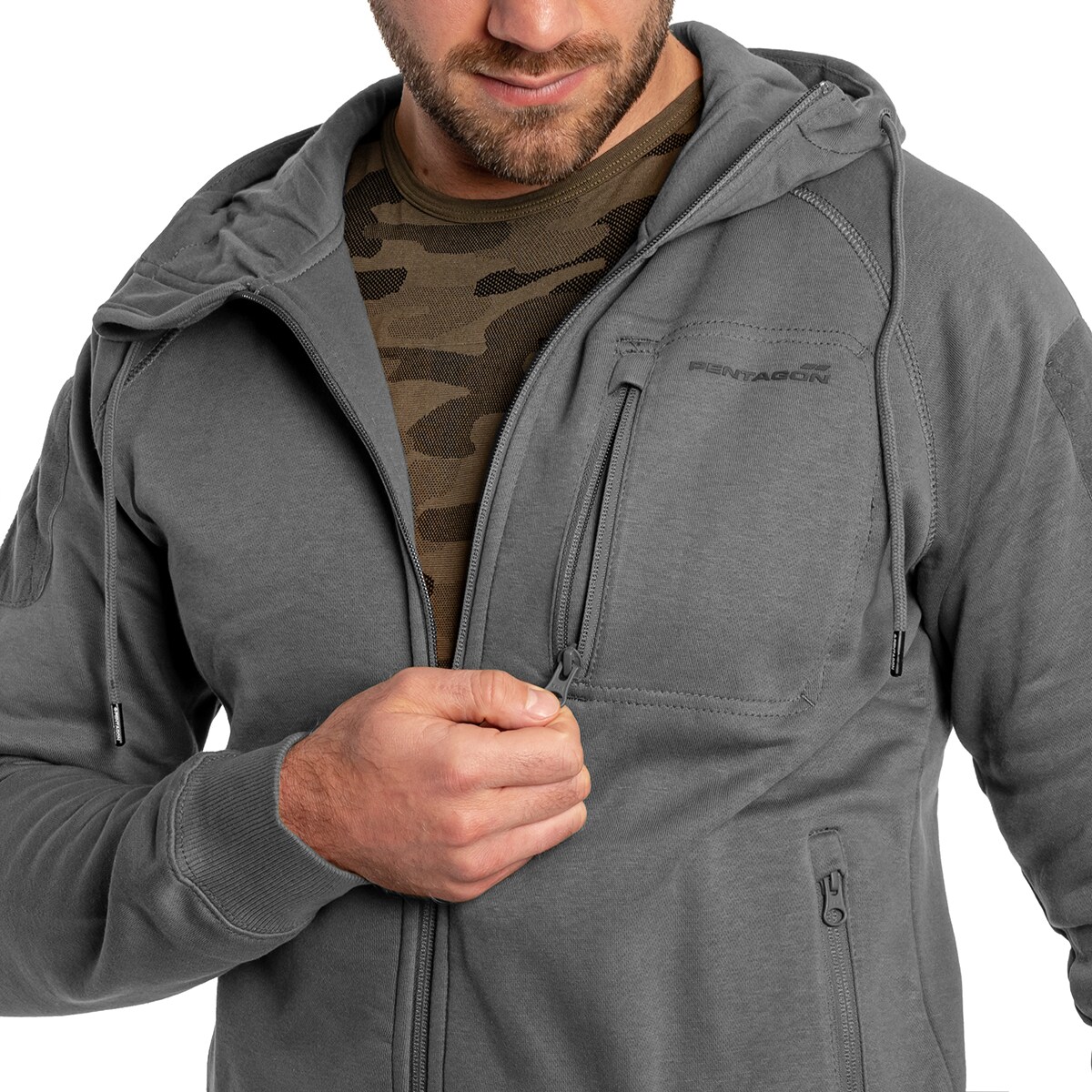 Pentagon Leonidas 2.0 Tactical Hoodie pulóver - Wolf Grey