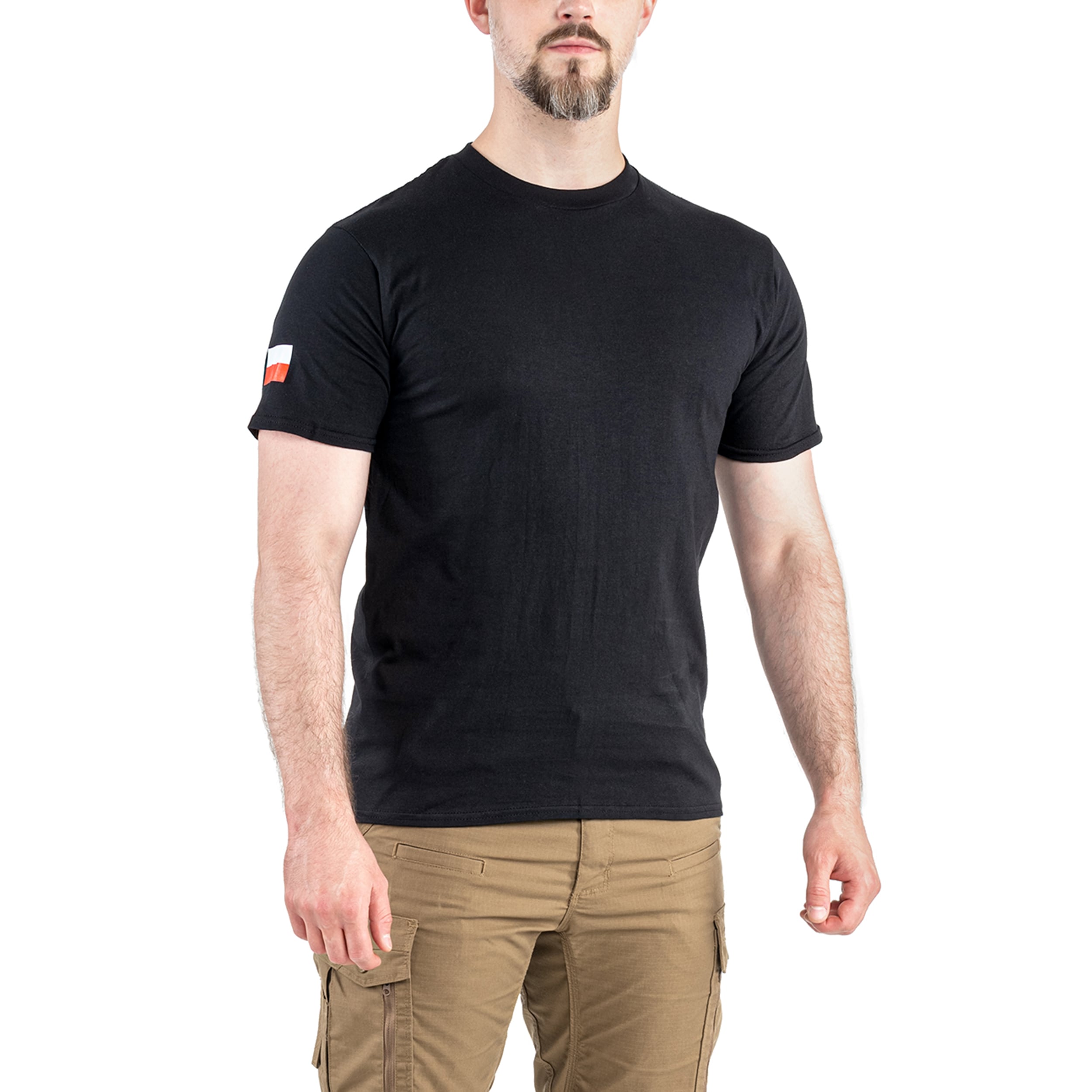 TigerWood Flagi T-shirt póló - Fekete