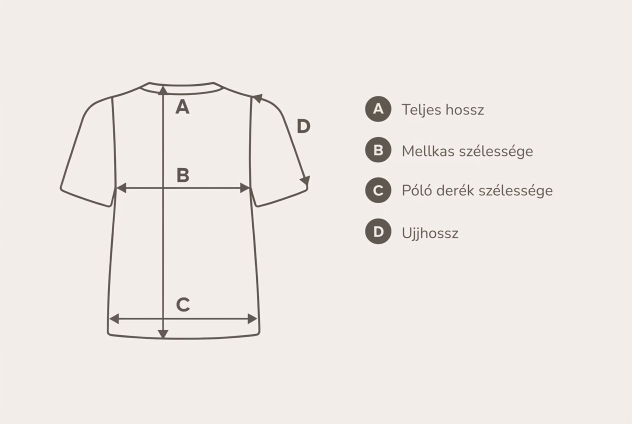Póló mérése
