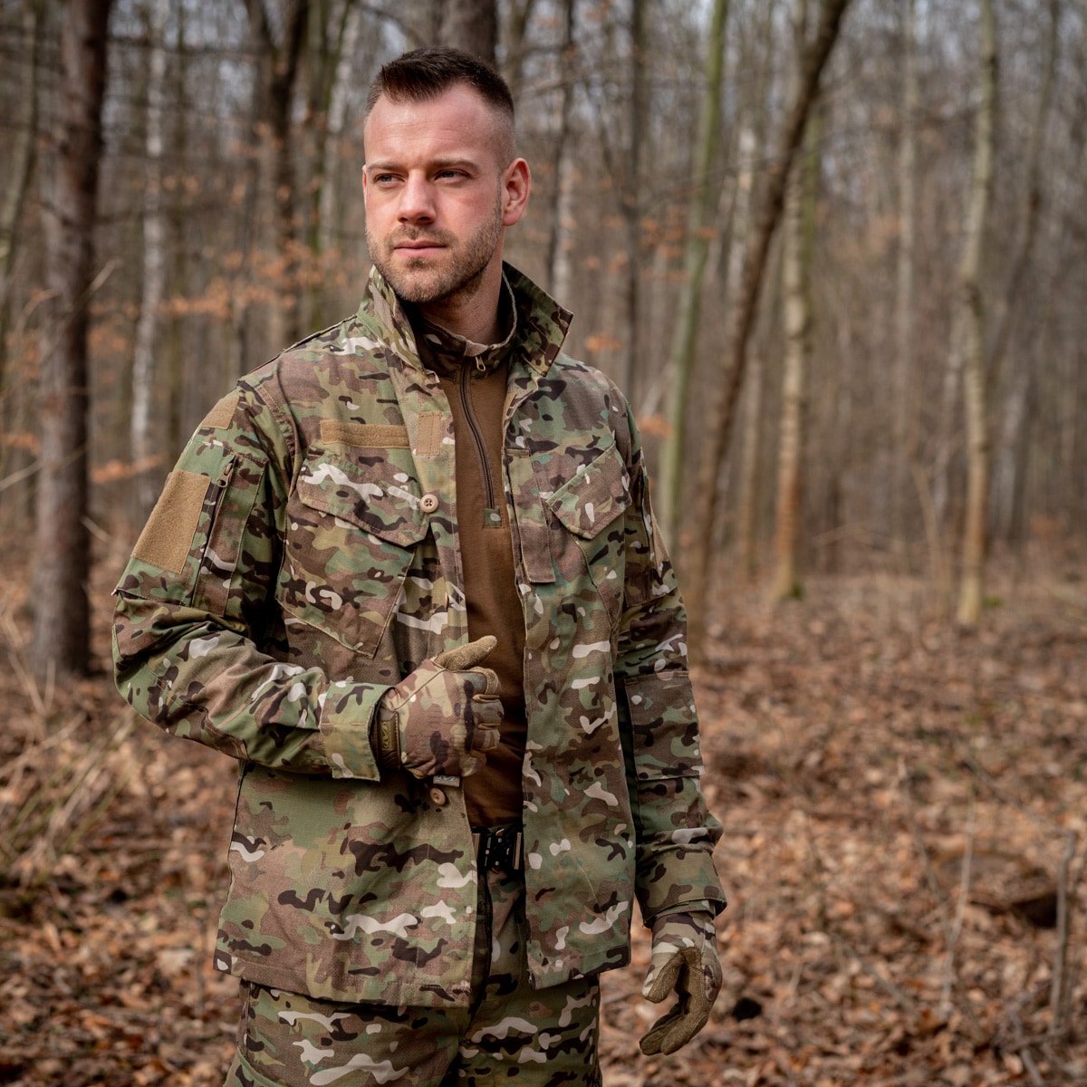 Texar Combat Shirt - Arid MC Camo