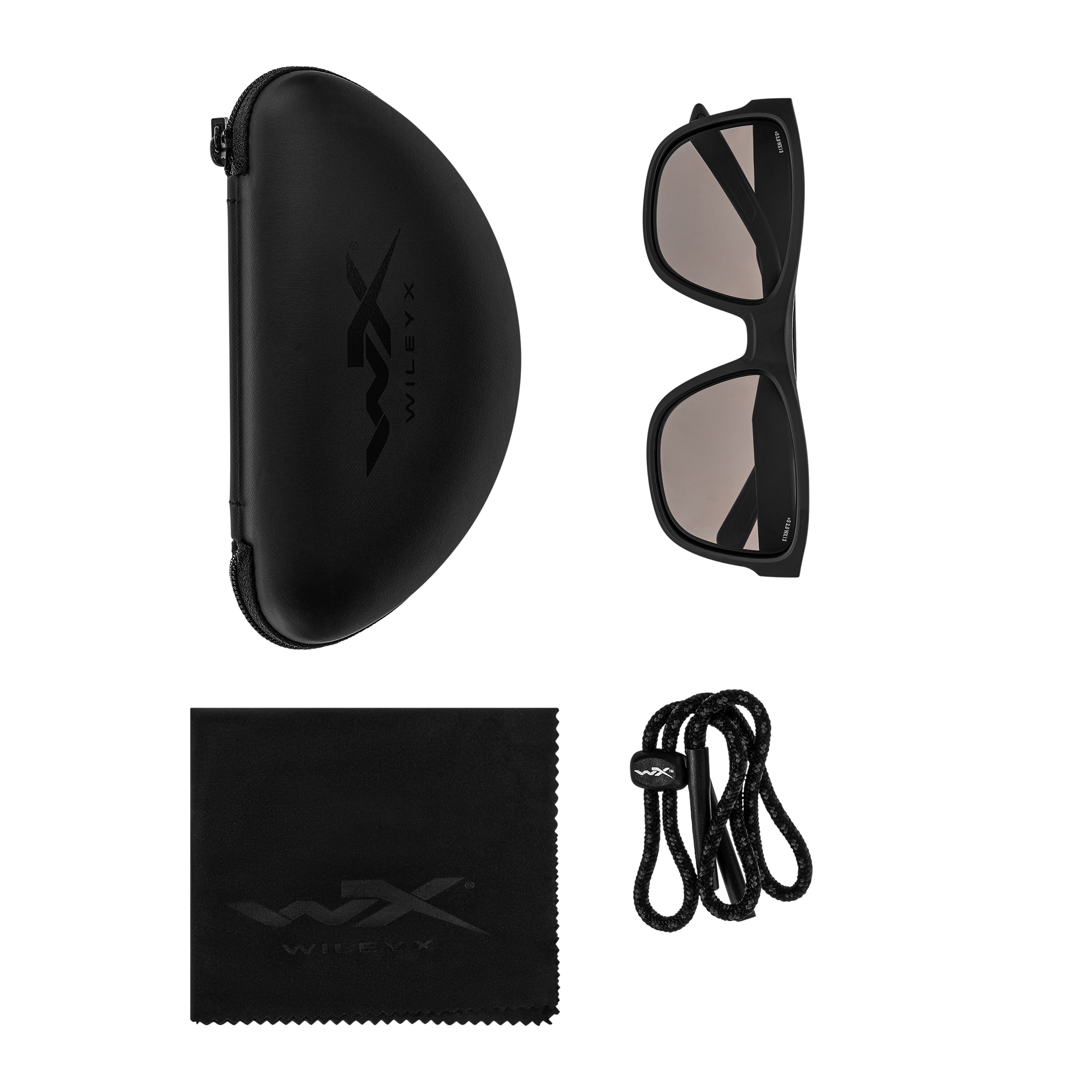 Wiley X Ovation Glasses - Grey/Matte Black