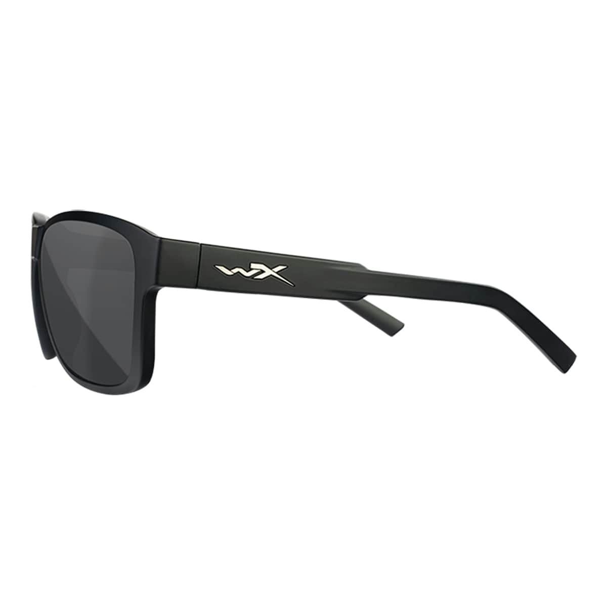 Wiley X Trek Glasses - Captivate Polarized Grey/Gloss Black