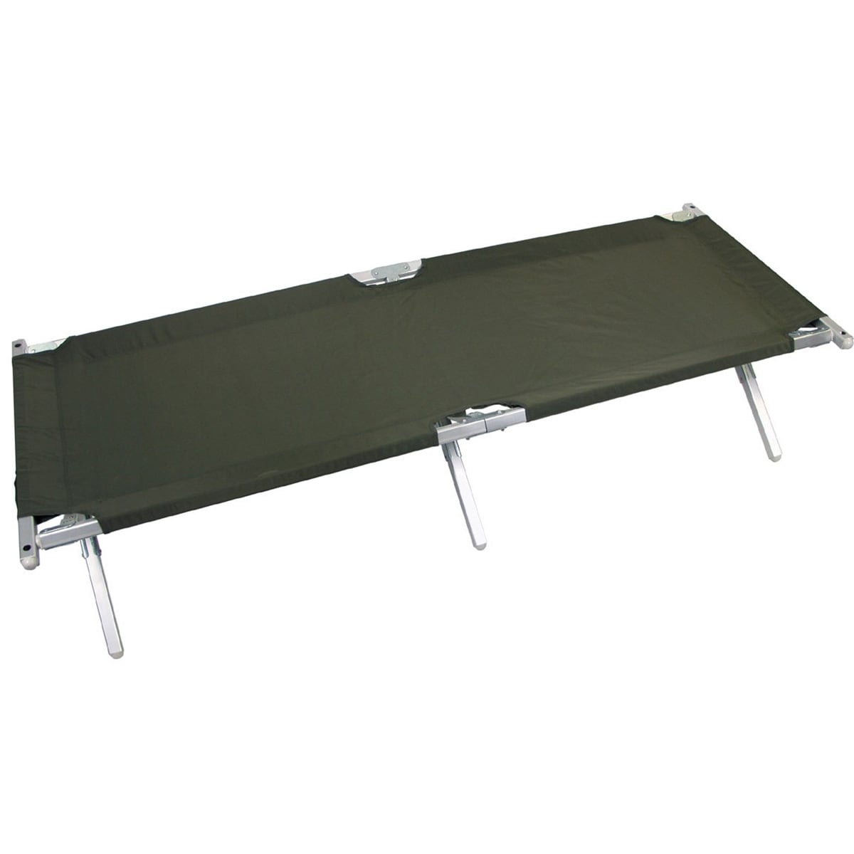 MFH US Reinforced Folding Field Bed Olive - 197 x 69 cm