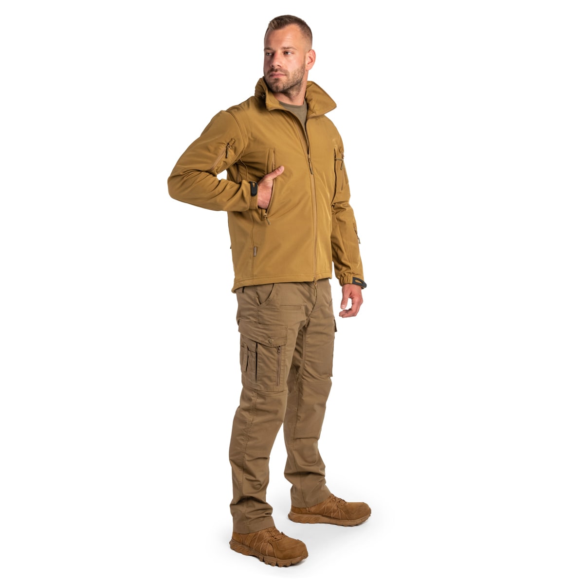 Highlander Forces Tactical Softshell Jacket - Tan