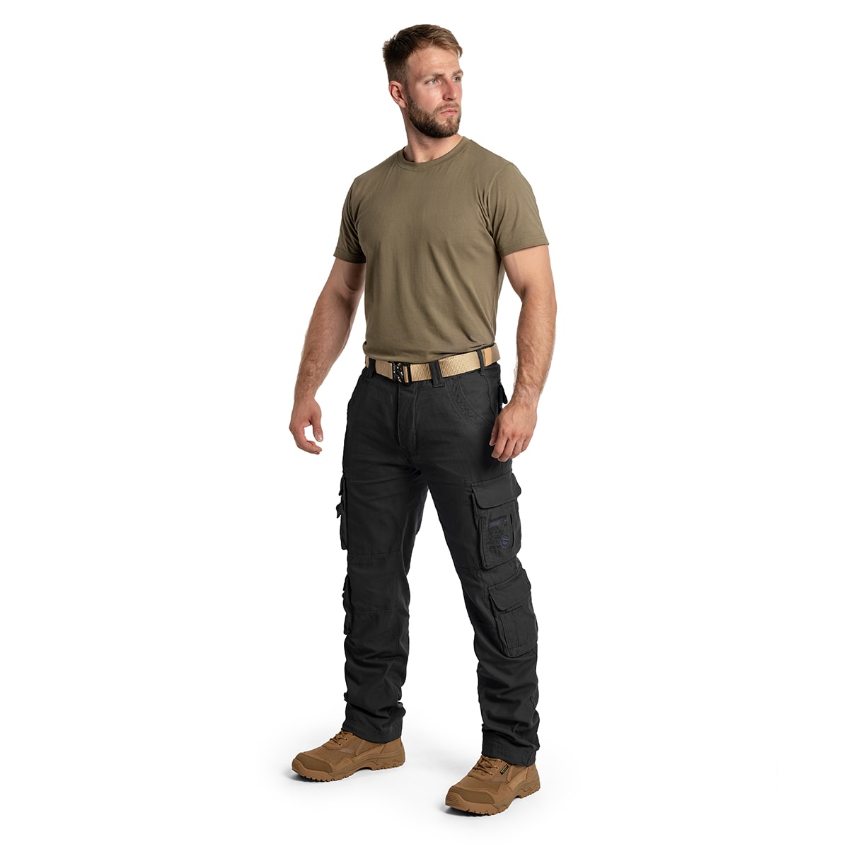 Brandit Pure Slim Fit Pants - Black