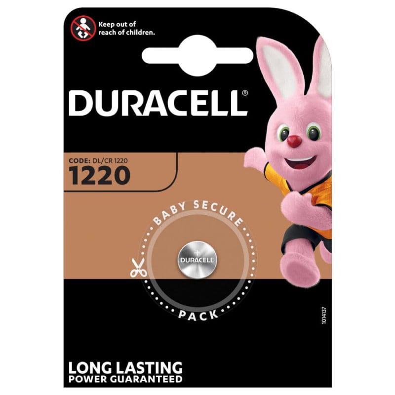 Duracell lithium battery CR1220 3 V