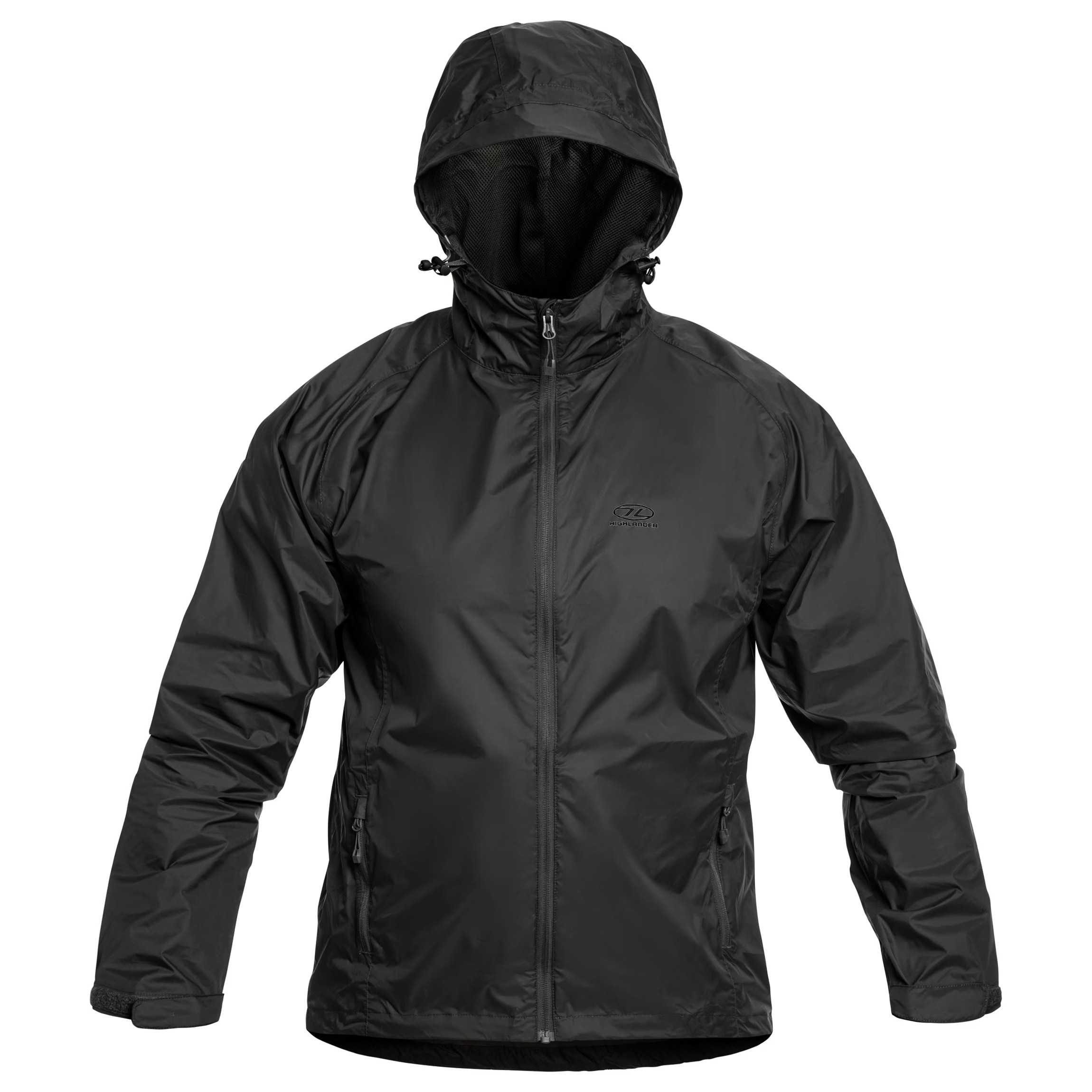 Highlander Outdoor Stow & Go Pack Away V2 Jacket - Black