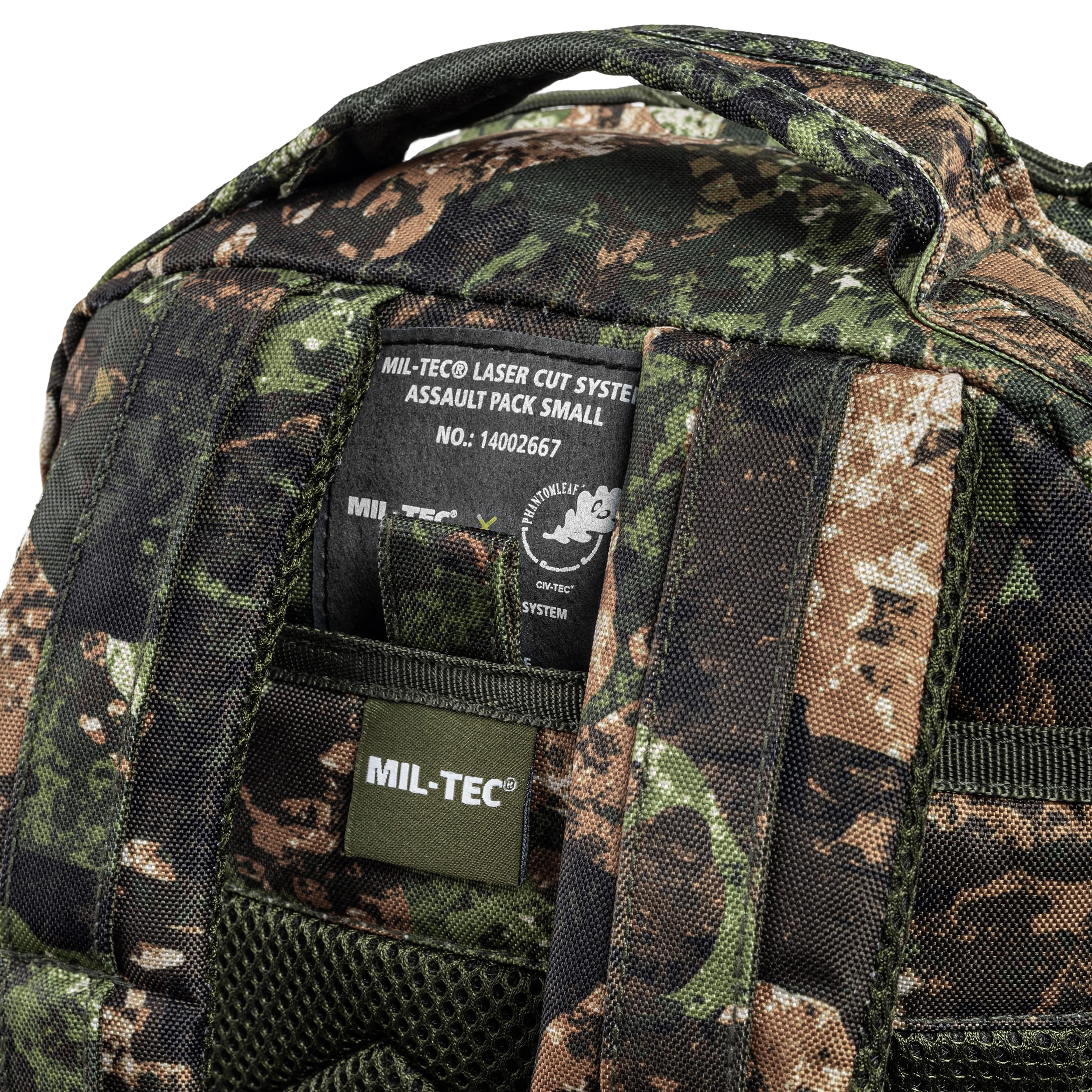 Mil-Tec Assault Pack Laser Cut Small Backpack 20 l - Phantomleaf WASP I Z3A