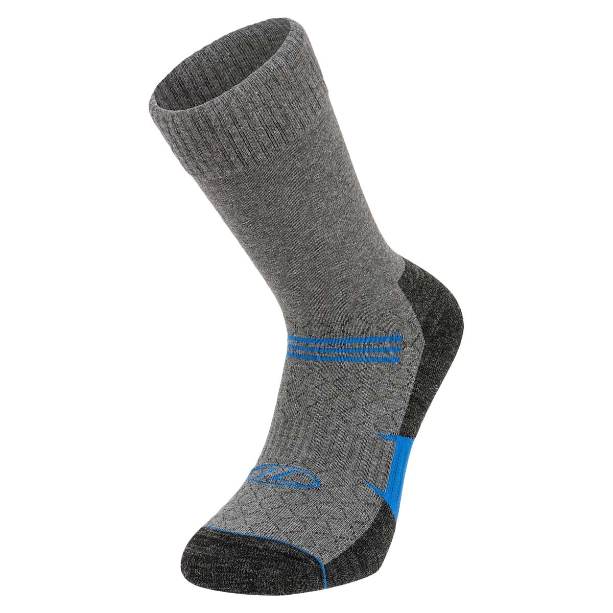 Highlander Outdoor Lightweight Hiking Socks - Grey