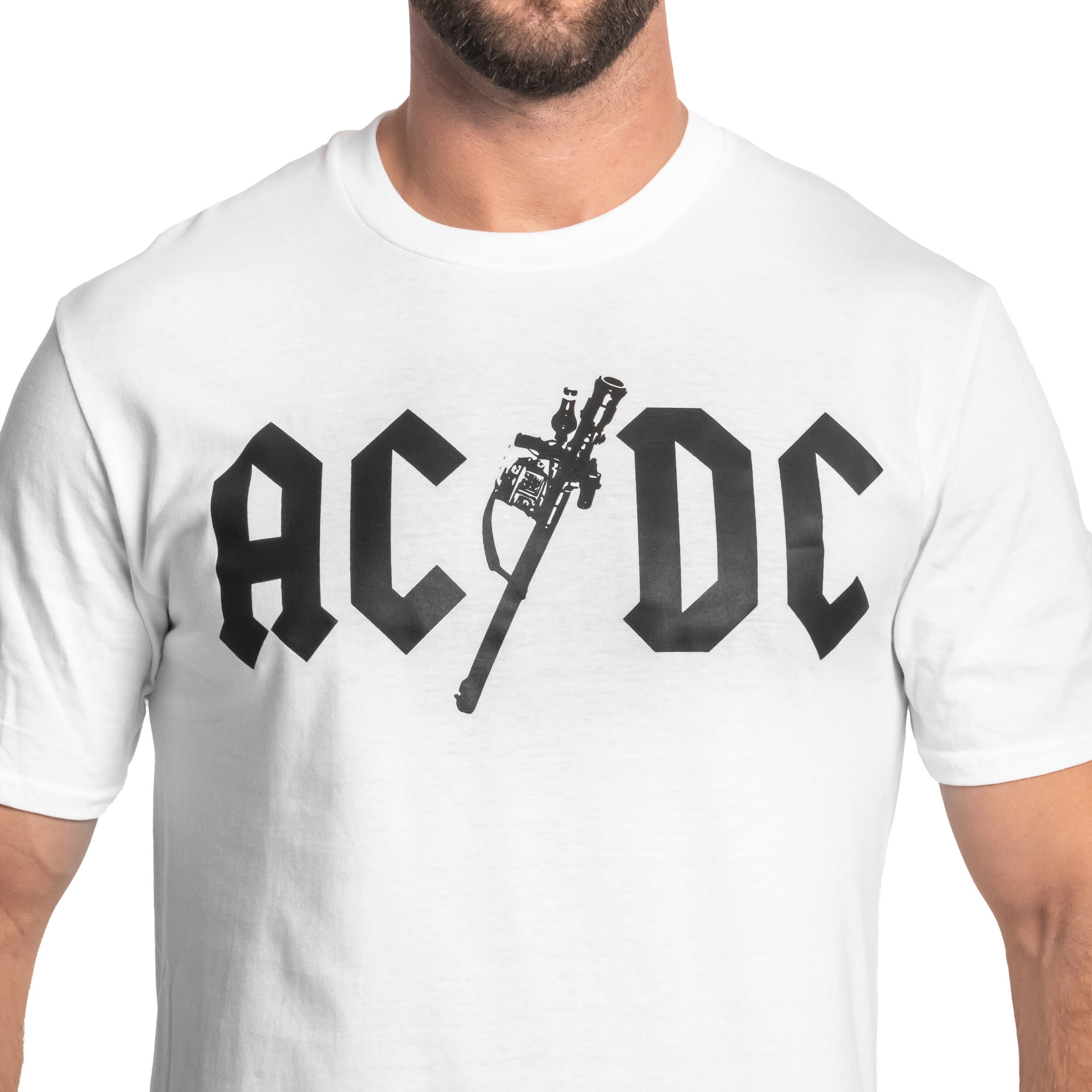 Kałdun AC Piorun DC T-shirt - White