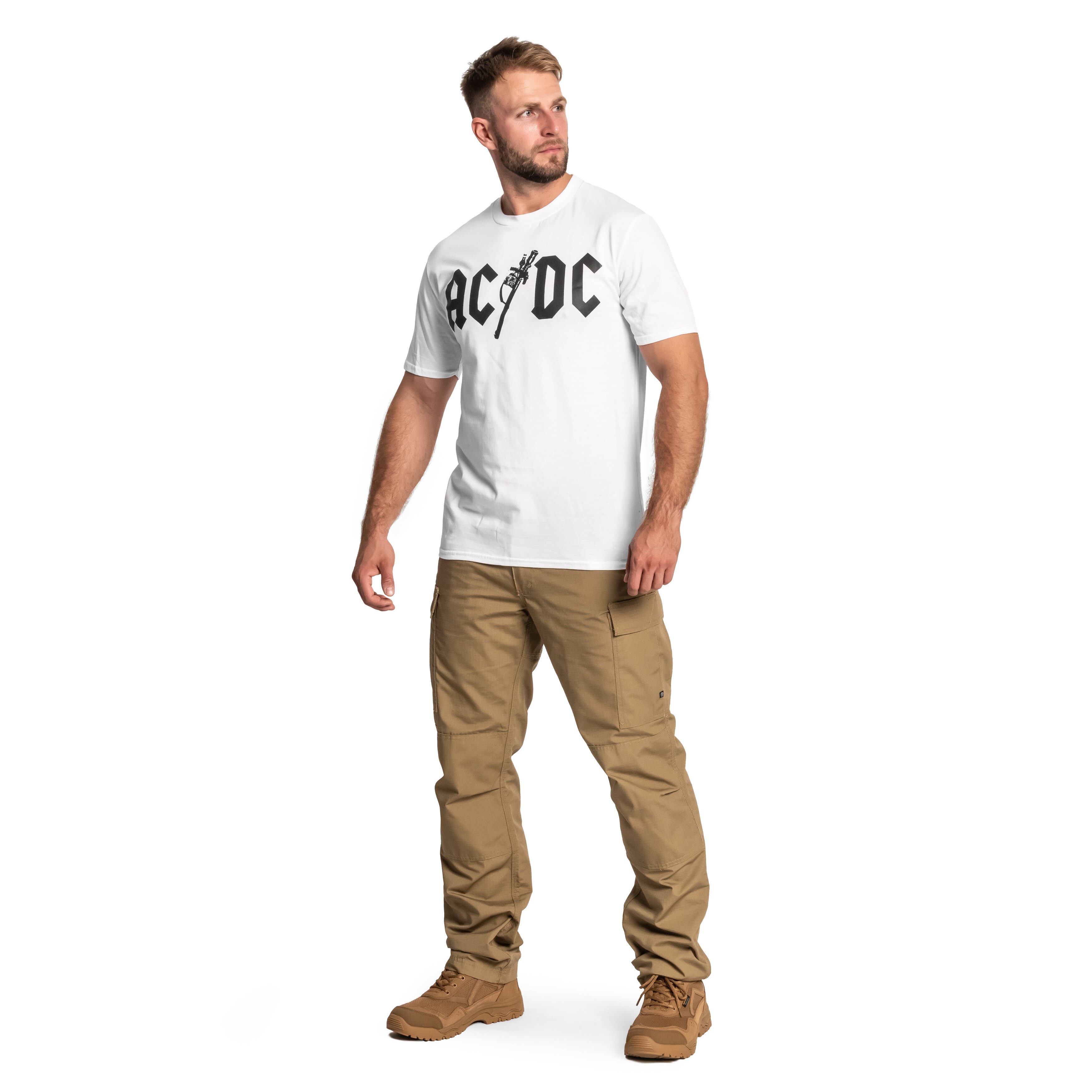 Kałdun AC Piorun DC T-shirt - White