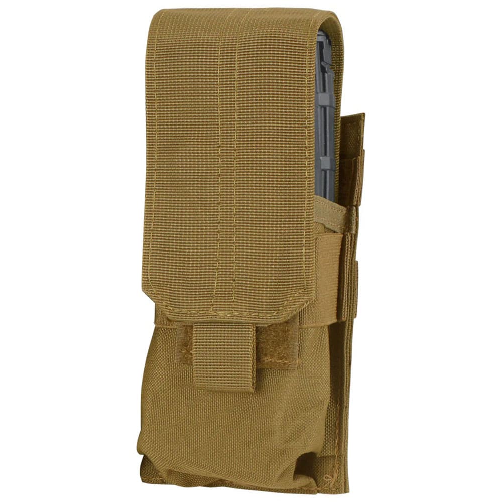 Condor Single M4 Pouch for large magazines - Coyote Brown