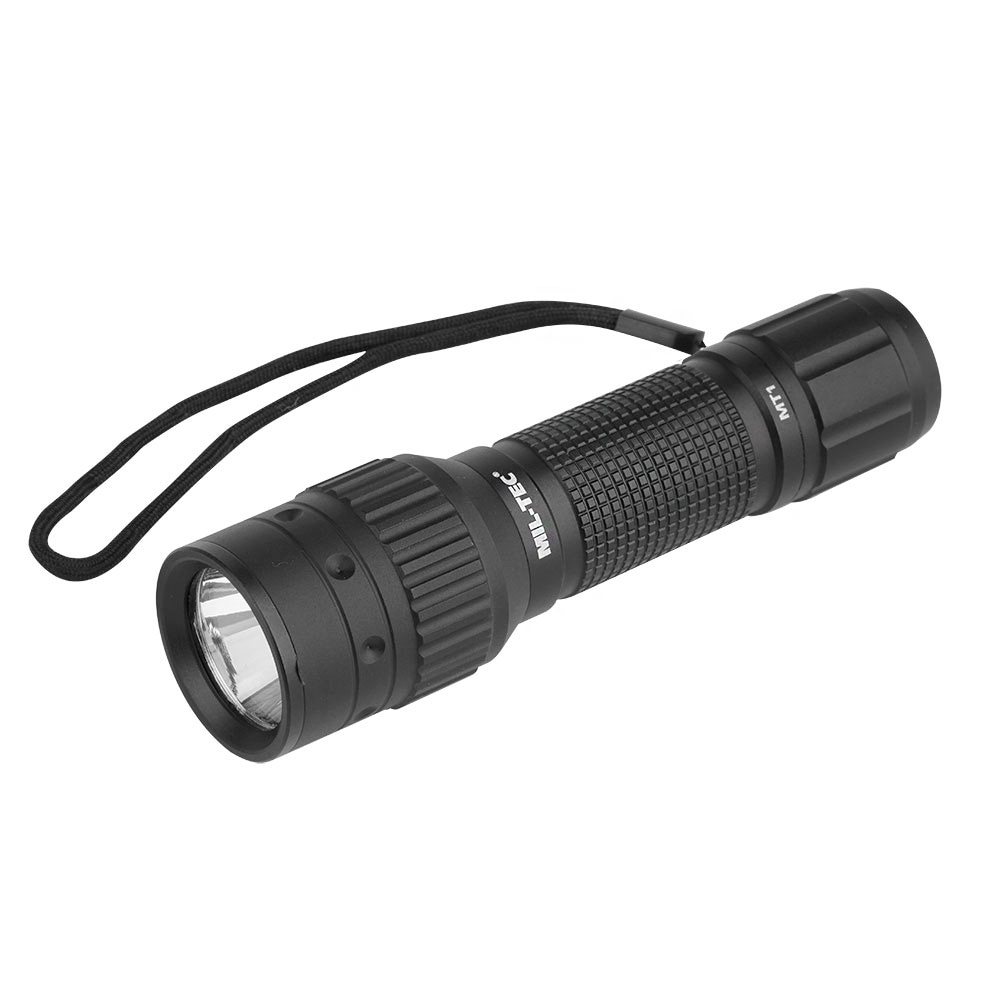 Mil-Tec Operator MT1 Flashlight Black - 350 lumens