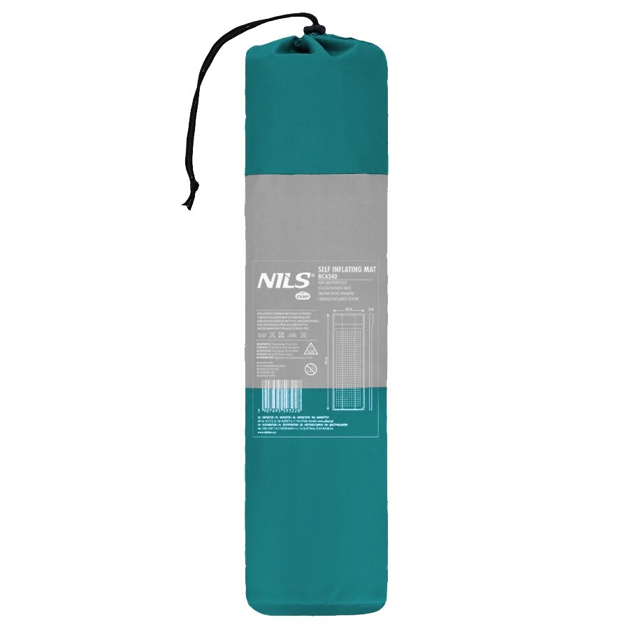 Nils Camp NC4340 self-inflating mat - Turquoise-Gray