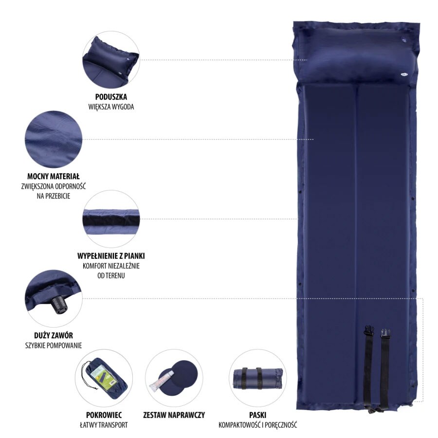 Nils Camp NC4008 self-inflating mat - Blue
