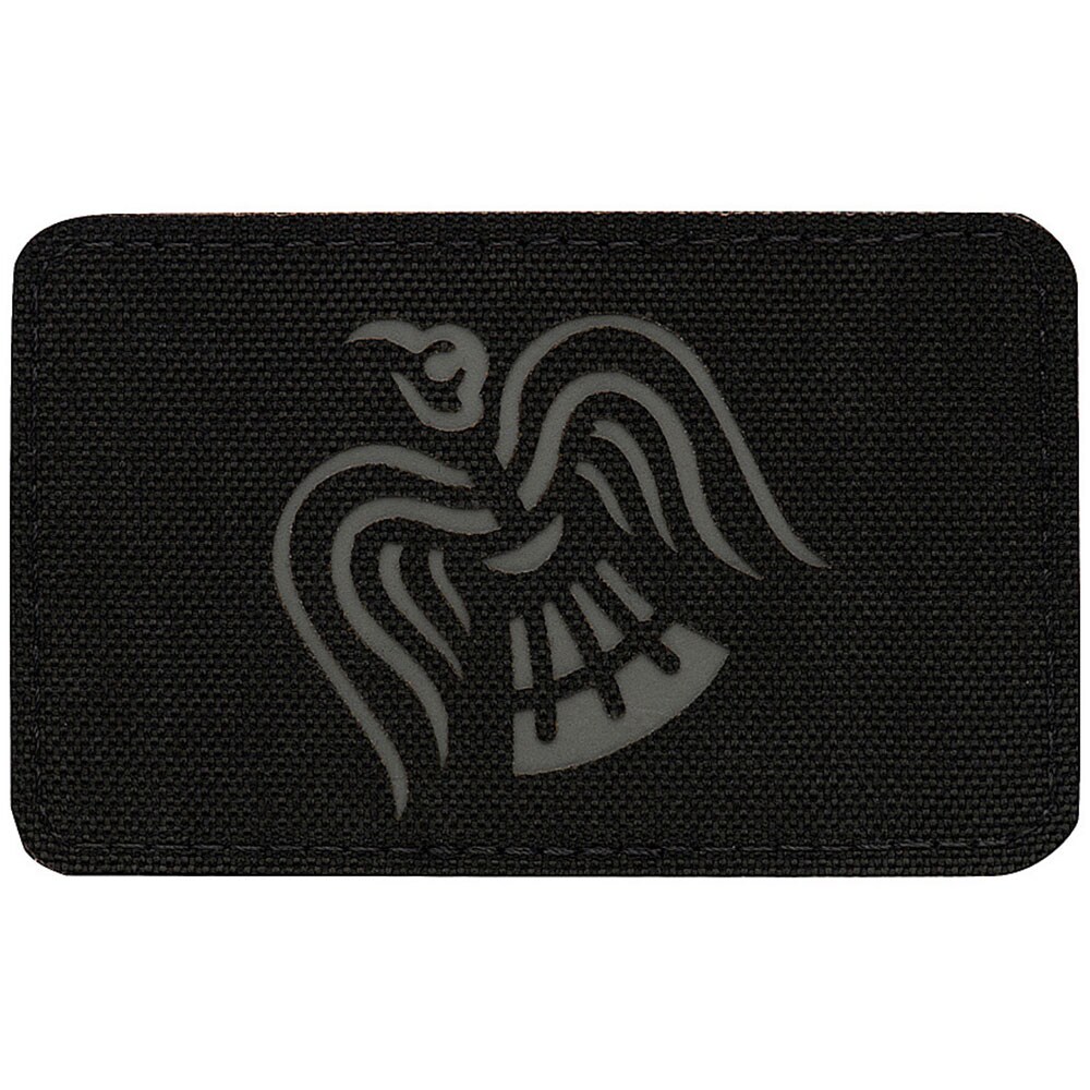 M-Tac Raven Banner Laser Cut Patch - Black/Gray