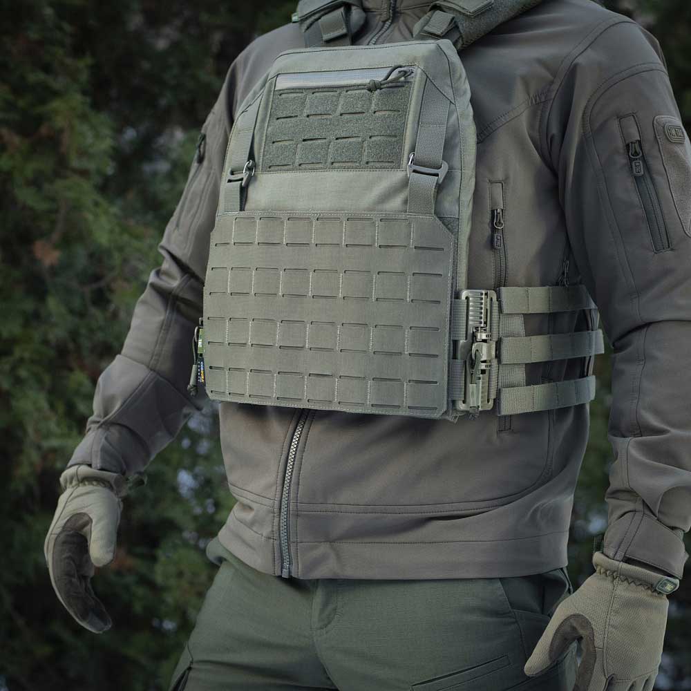 M-Tac Front Panel for QRS XL Plate Carrier - Ranger Green