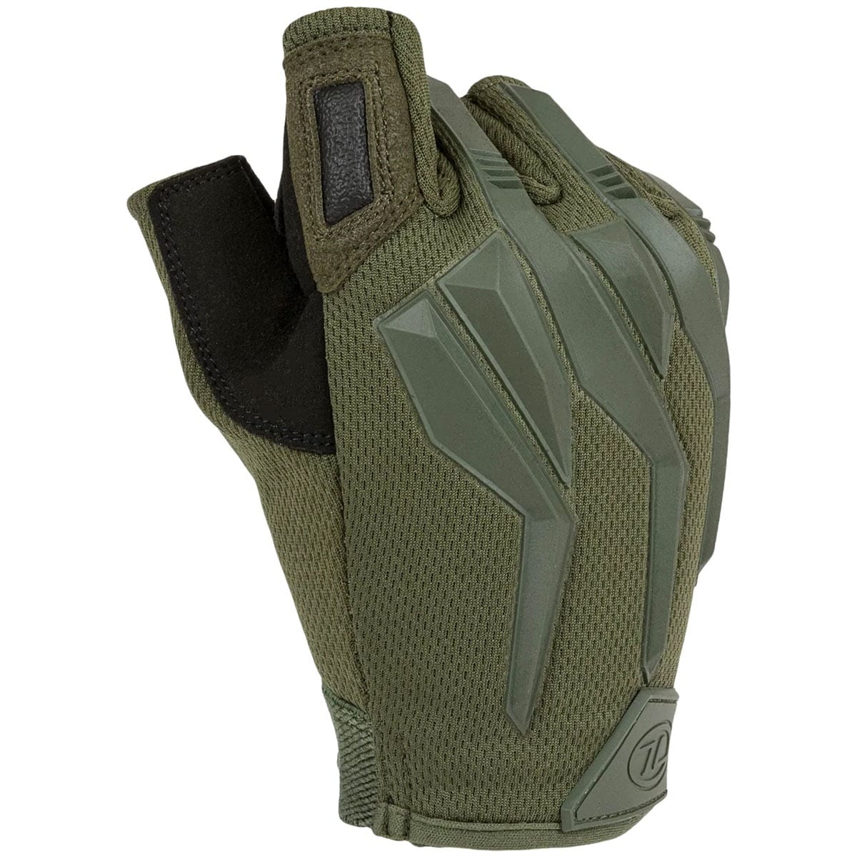Highlander Forces Raptor Gloves Half Finger - Olive