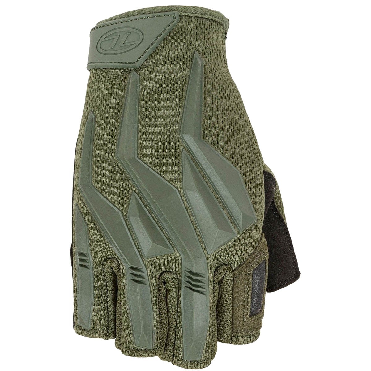 Highlander Forces Raptor Gloves Half Finger - Olive